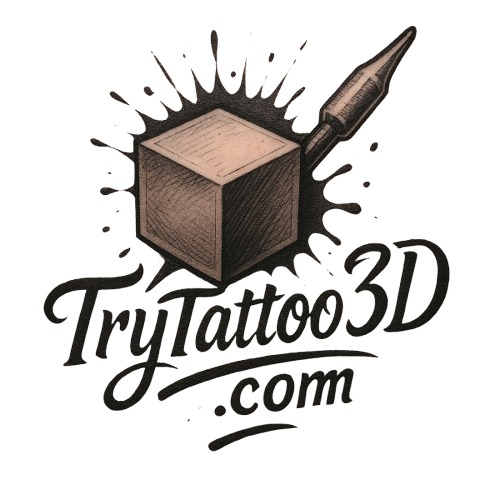 Try Tattoo 3D logo