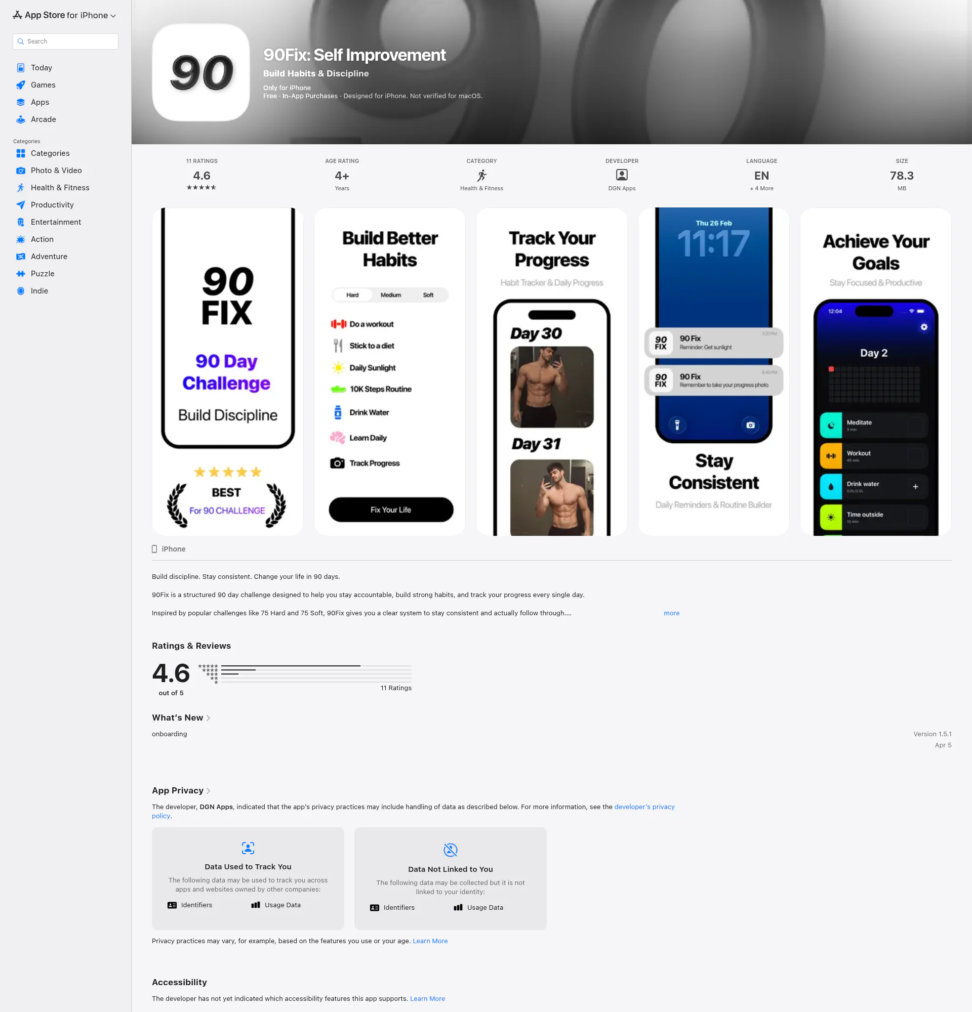 90Fix landing page