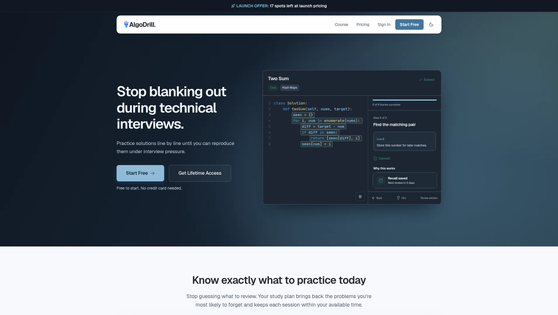 AlgoDrill website