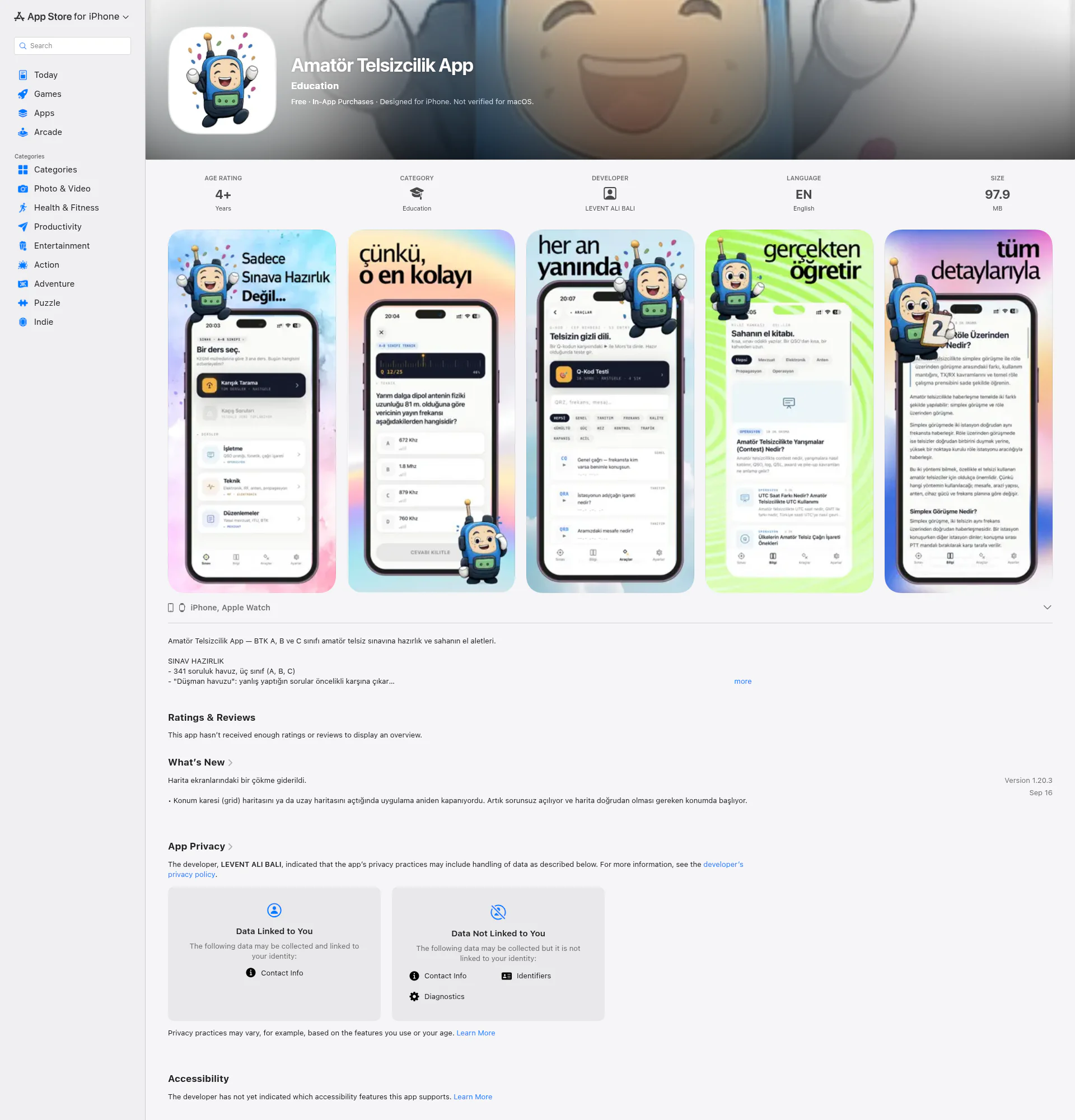 Amatör Telsizcilik landing page