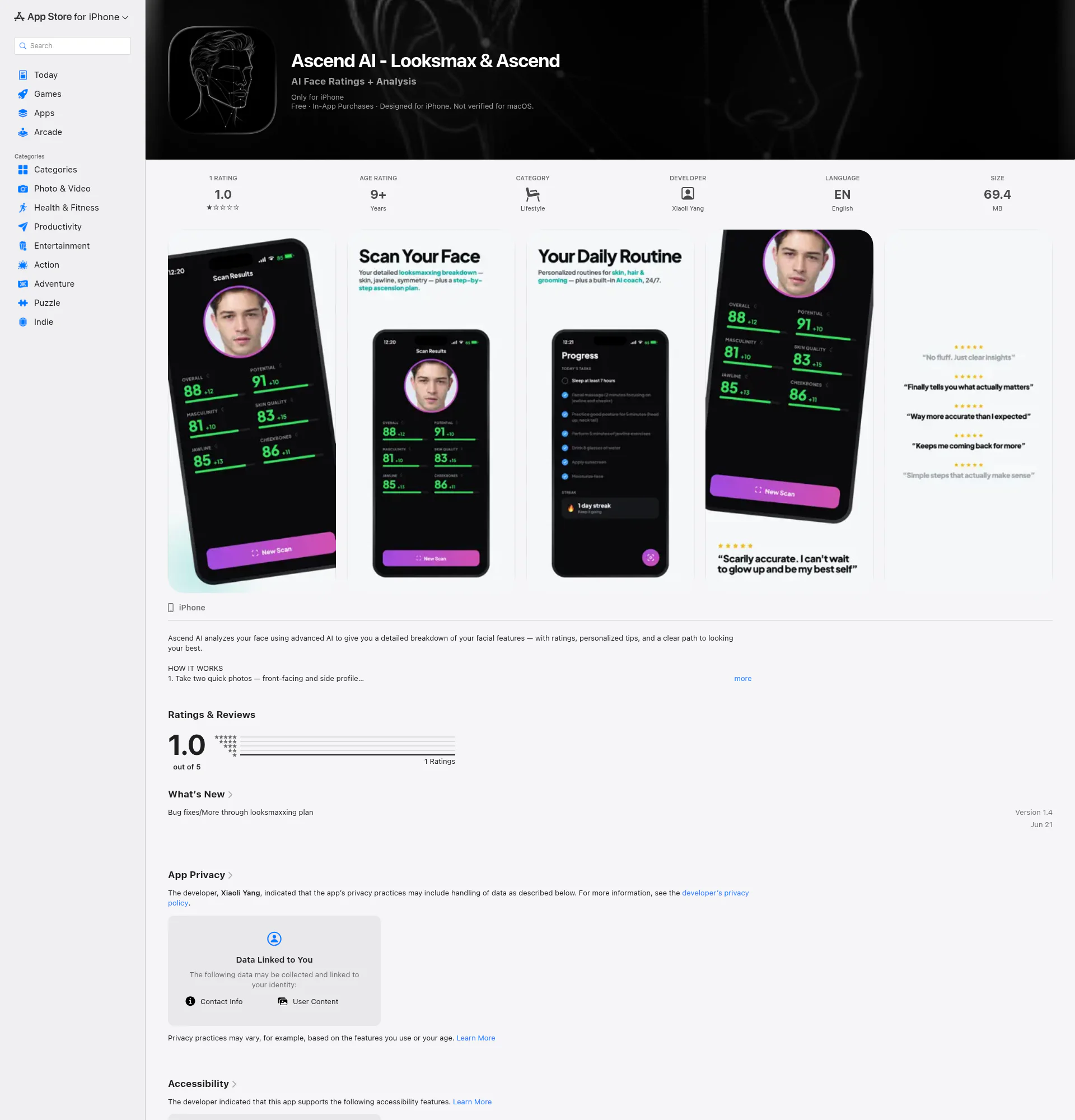 Ascend AI landing page