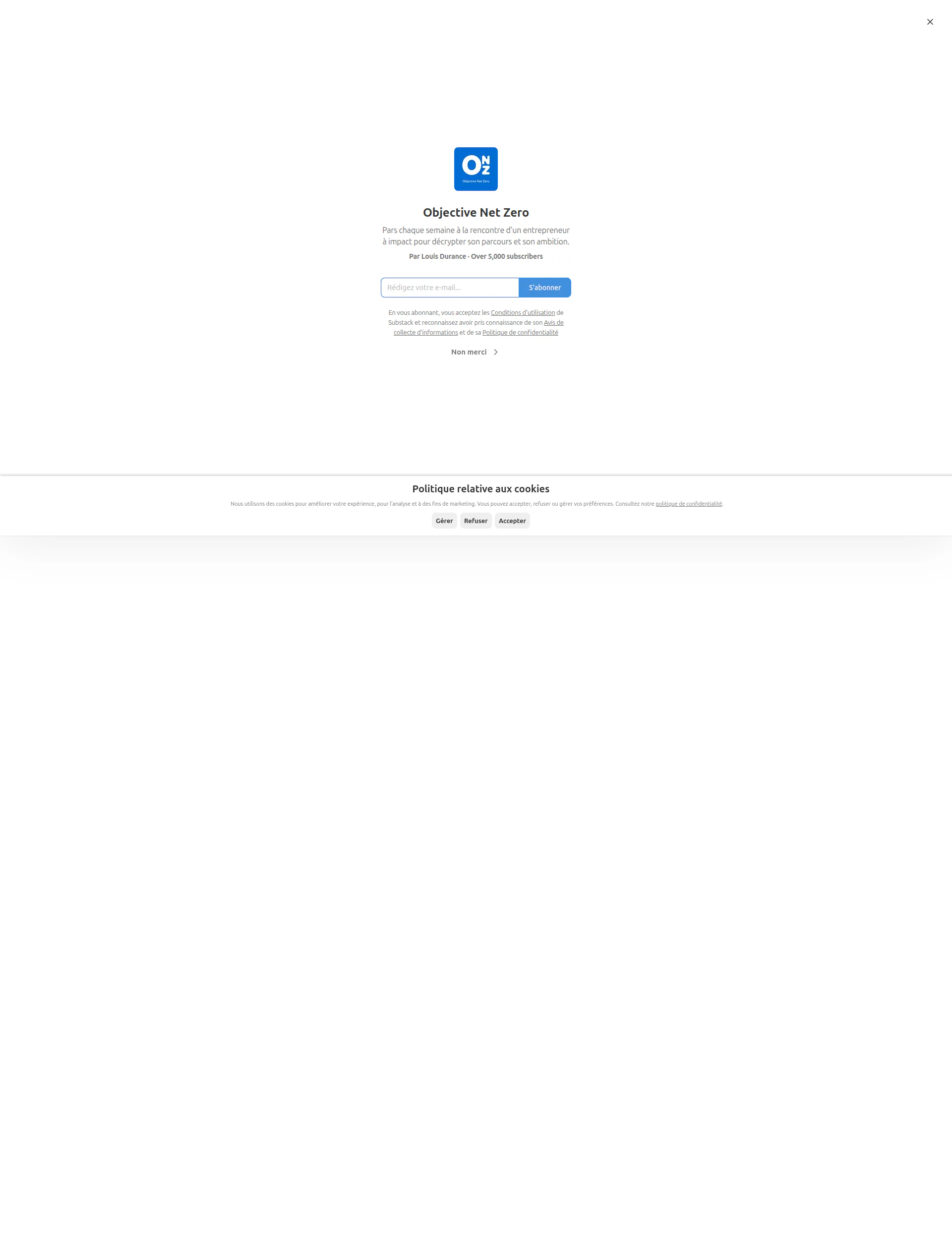 Baptiste Corno landing page