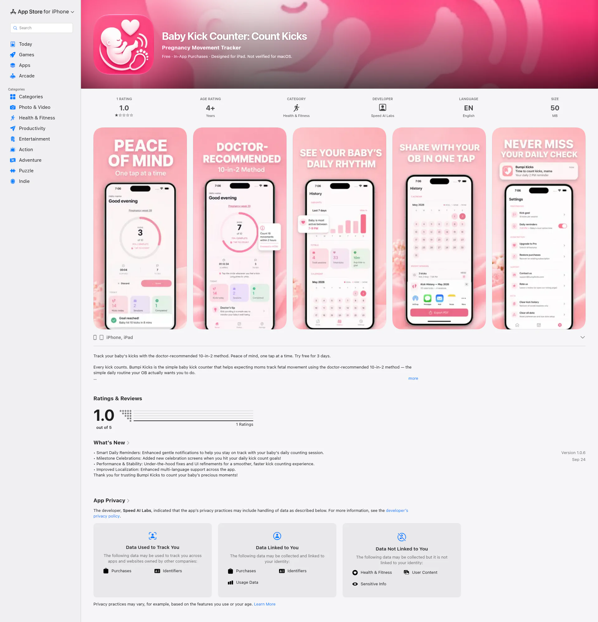 Bumpi Kicks landing page