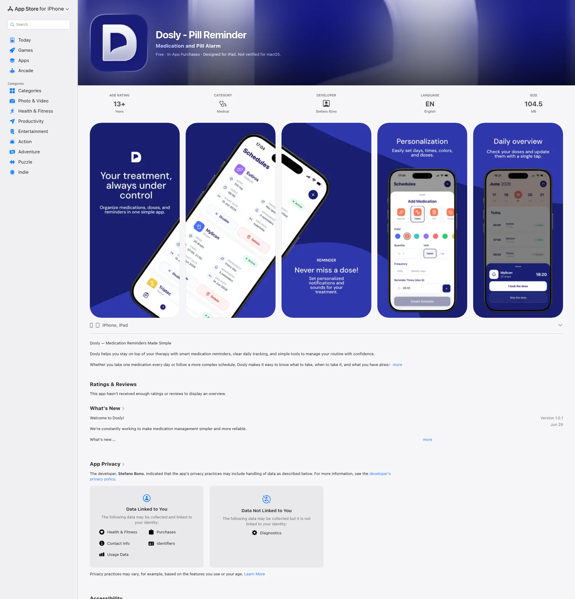 Dosly․app landing page