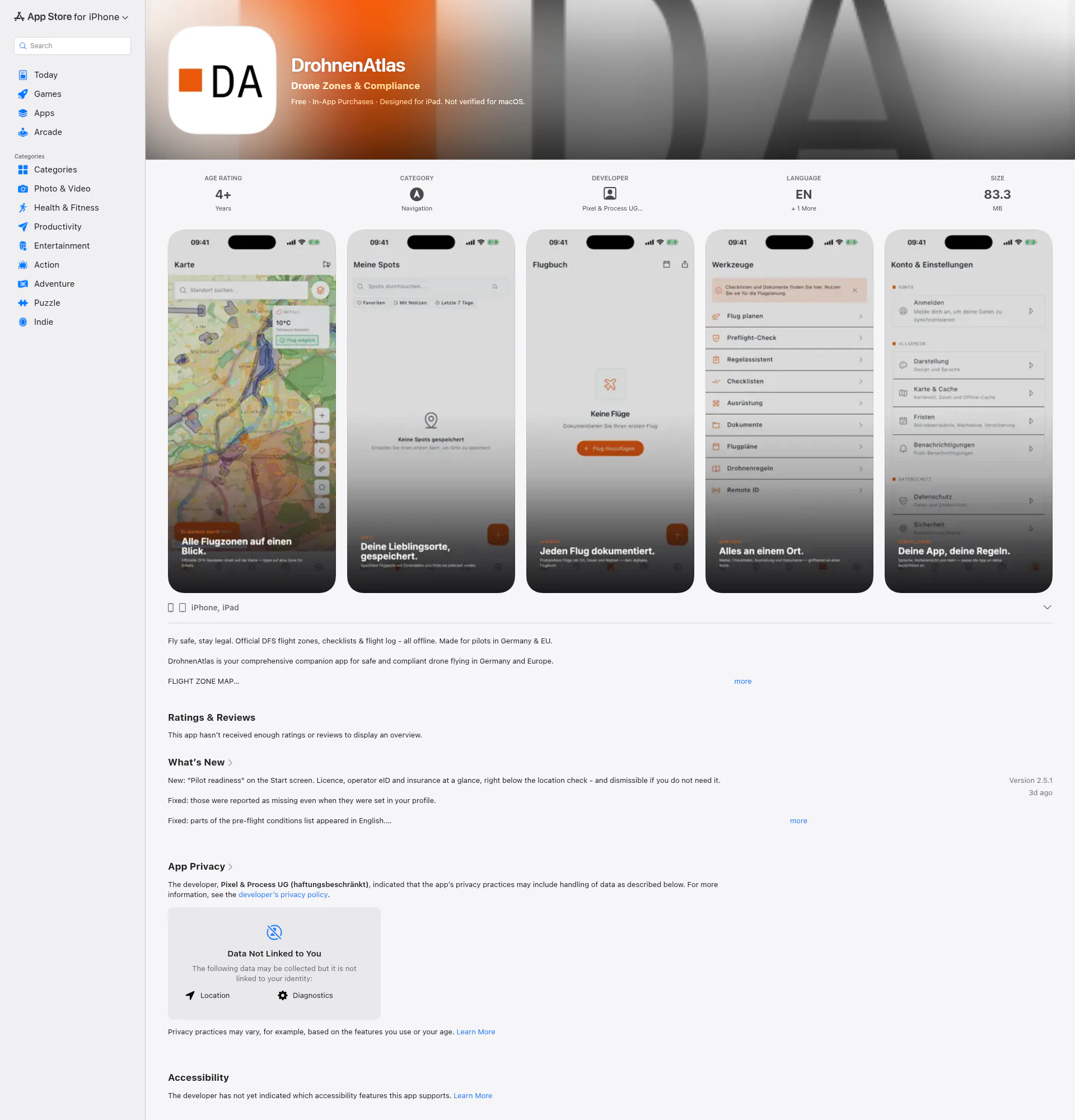 DrohnenAtlas landing page