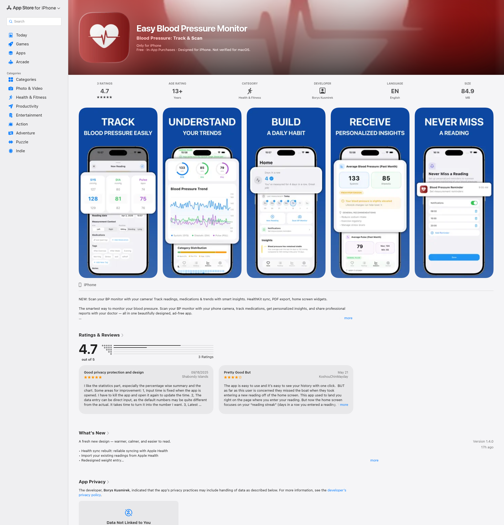 Landing page screenshot for apps.apple.com, 1920 by 2000 pixels