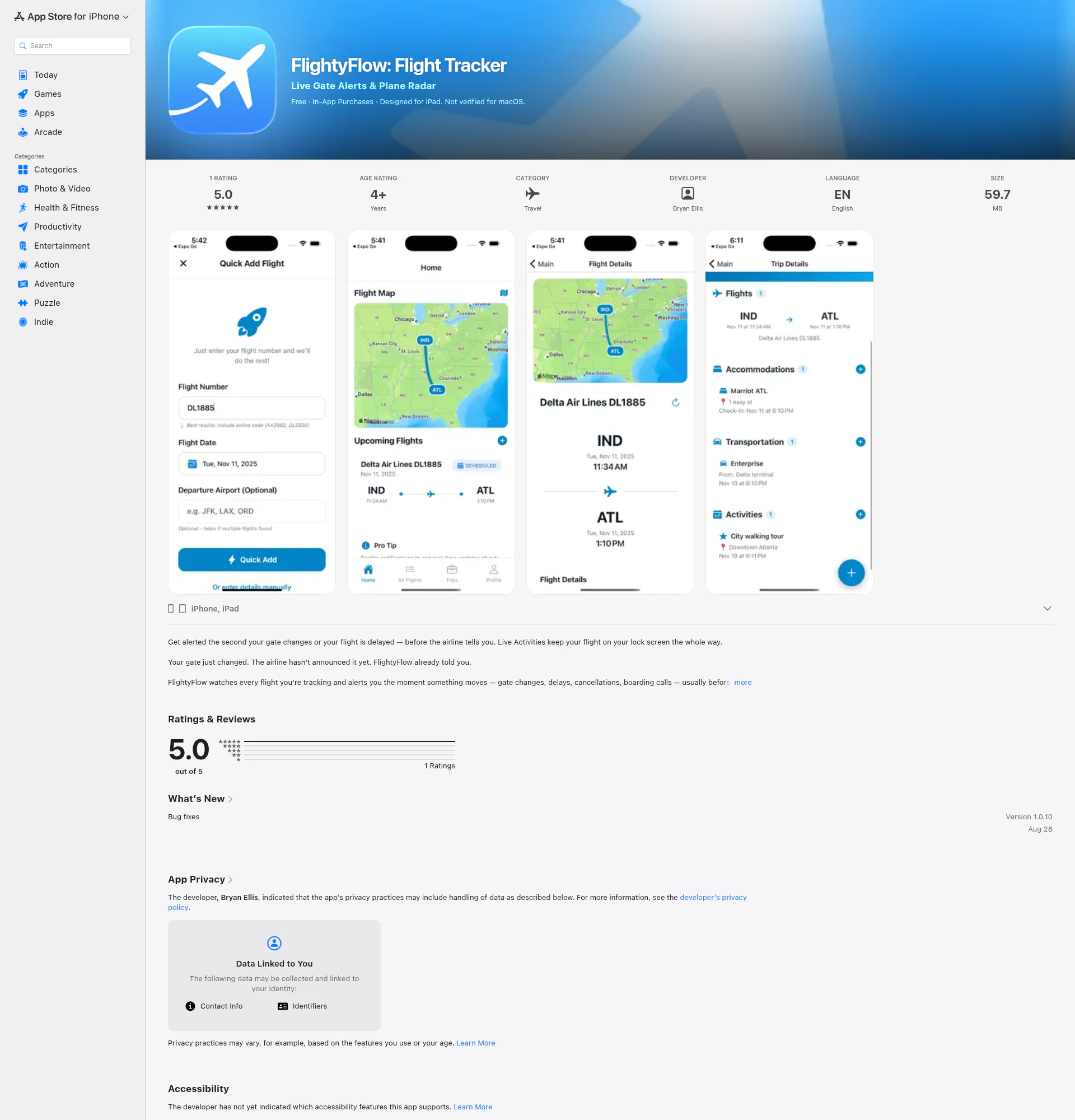 FlightyFlow landing page
