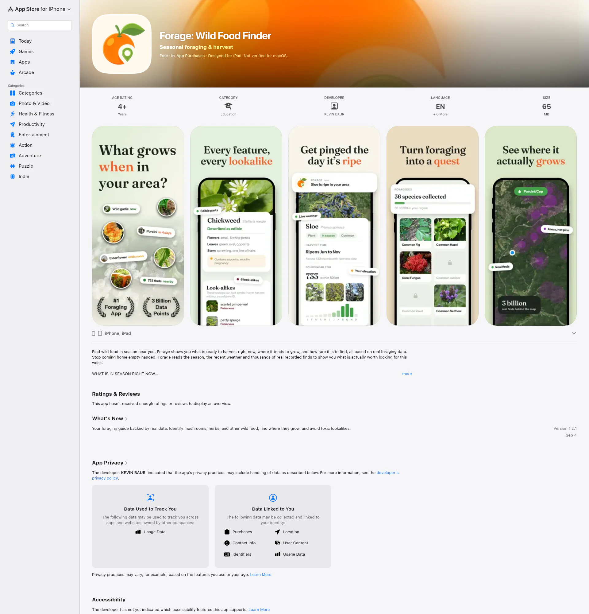 Forage landing page