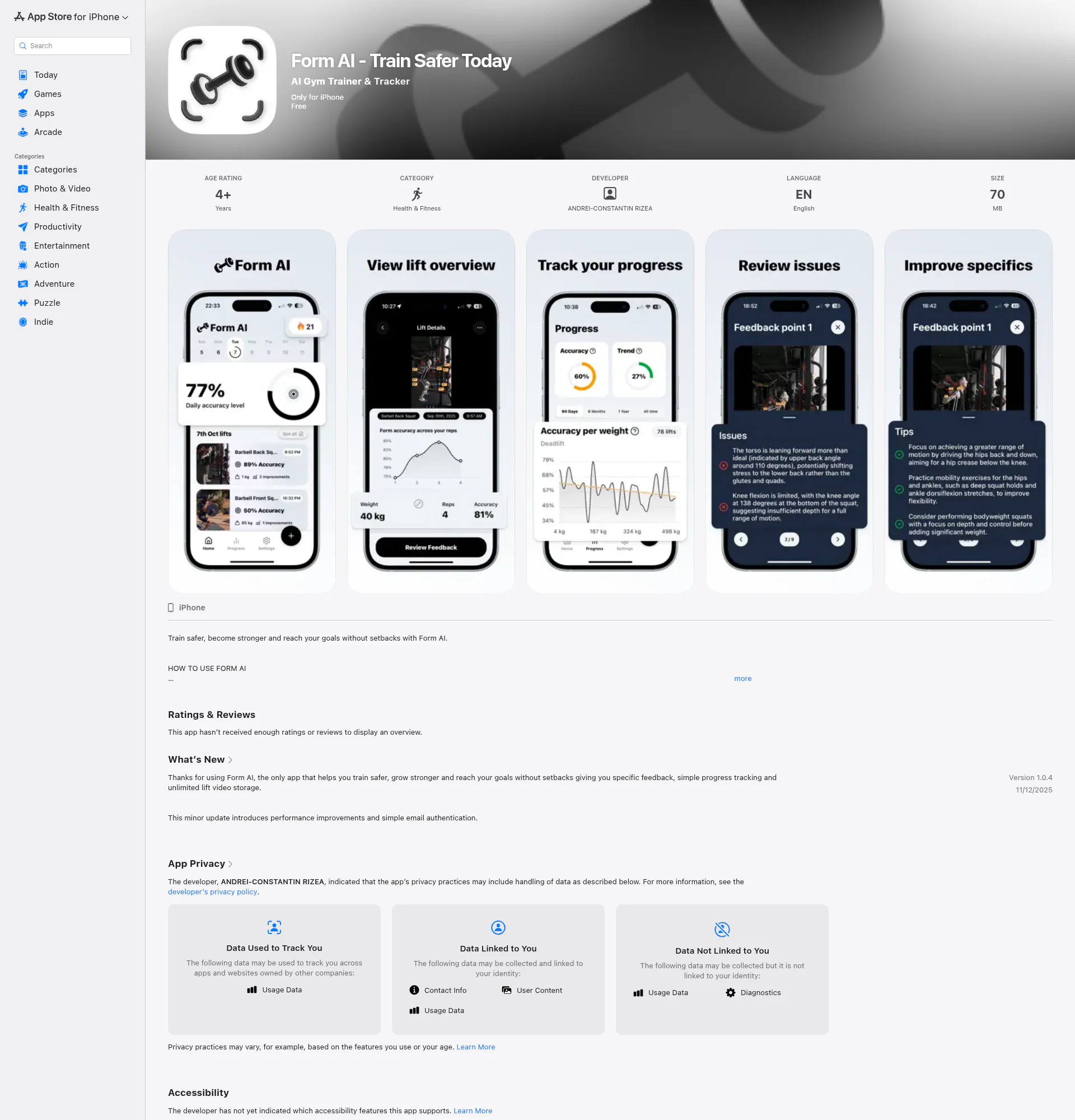 Form AI landing page