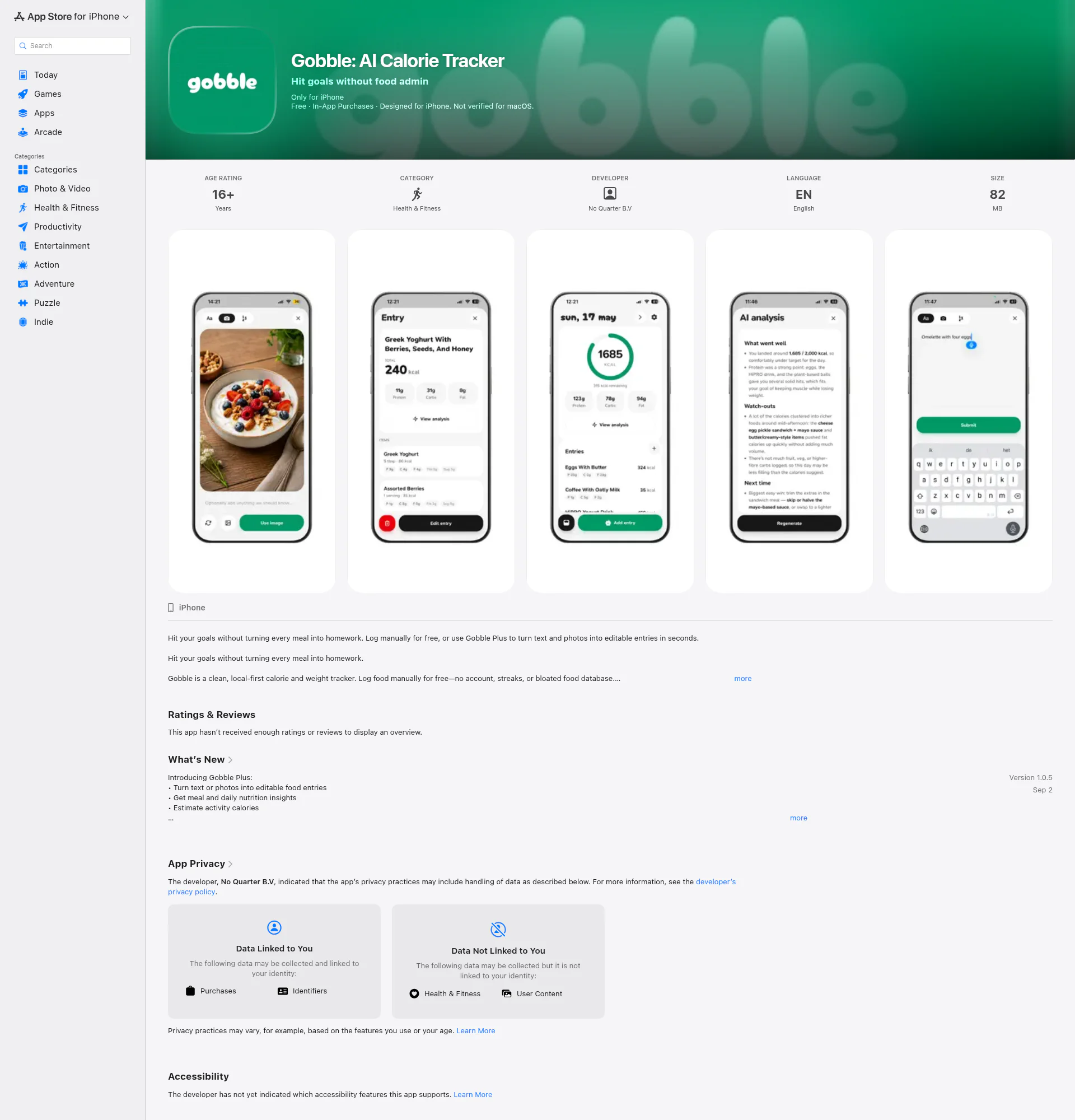 Gobble landing page