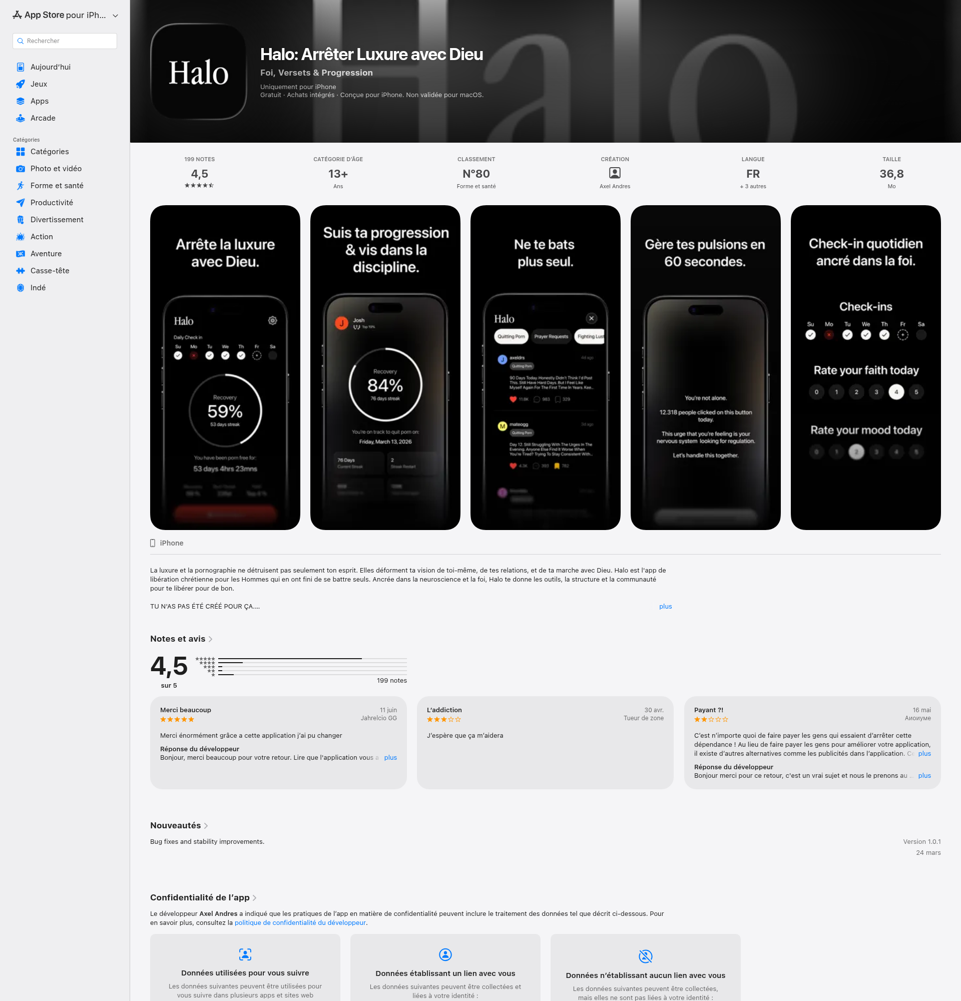 Landing page screenshot for apps.apple.com, 1920 by 2000 pixels