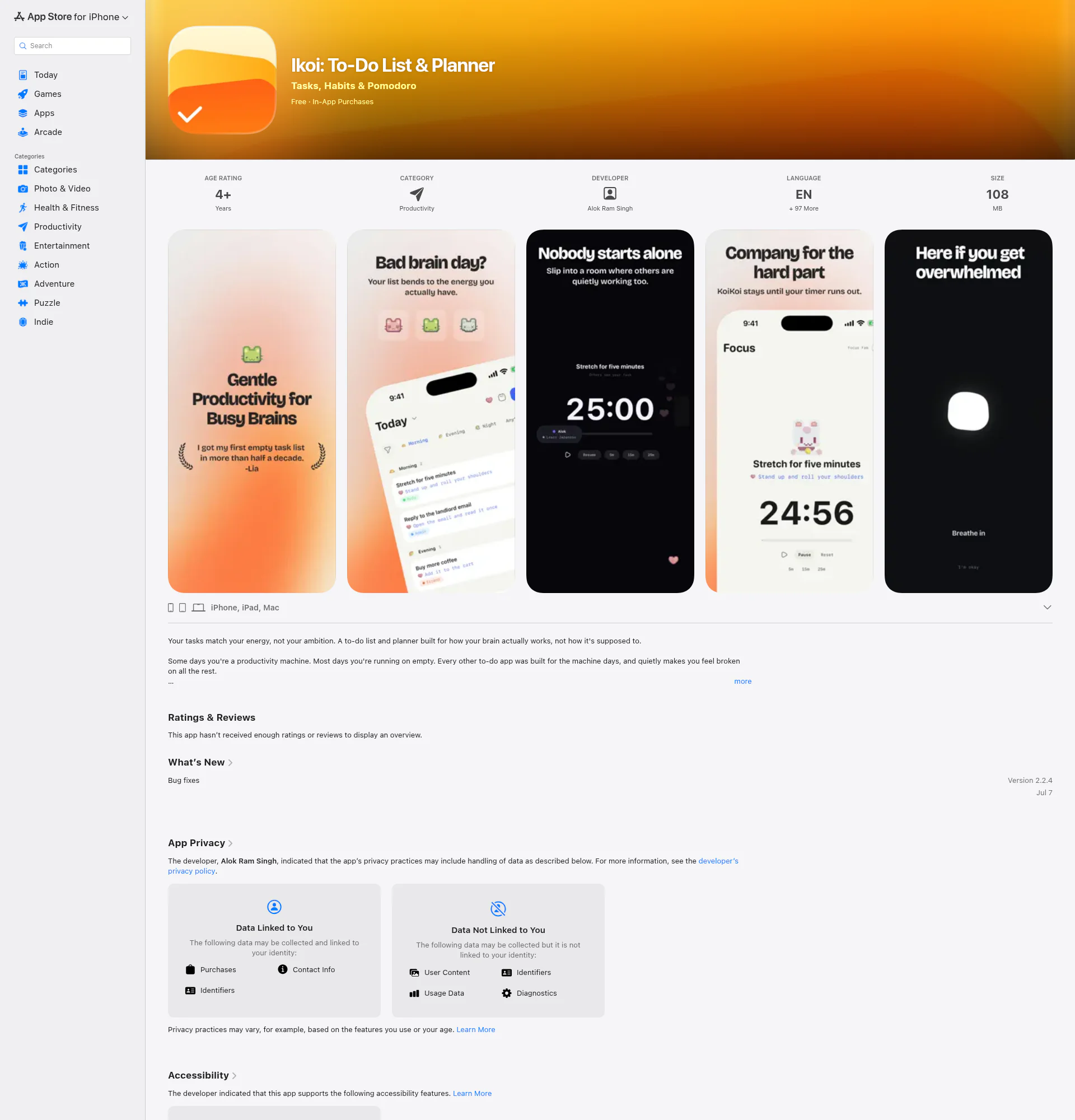 Ikoi landing page