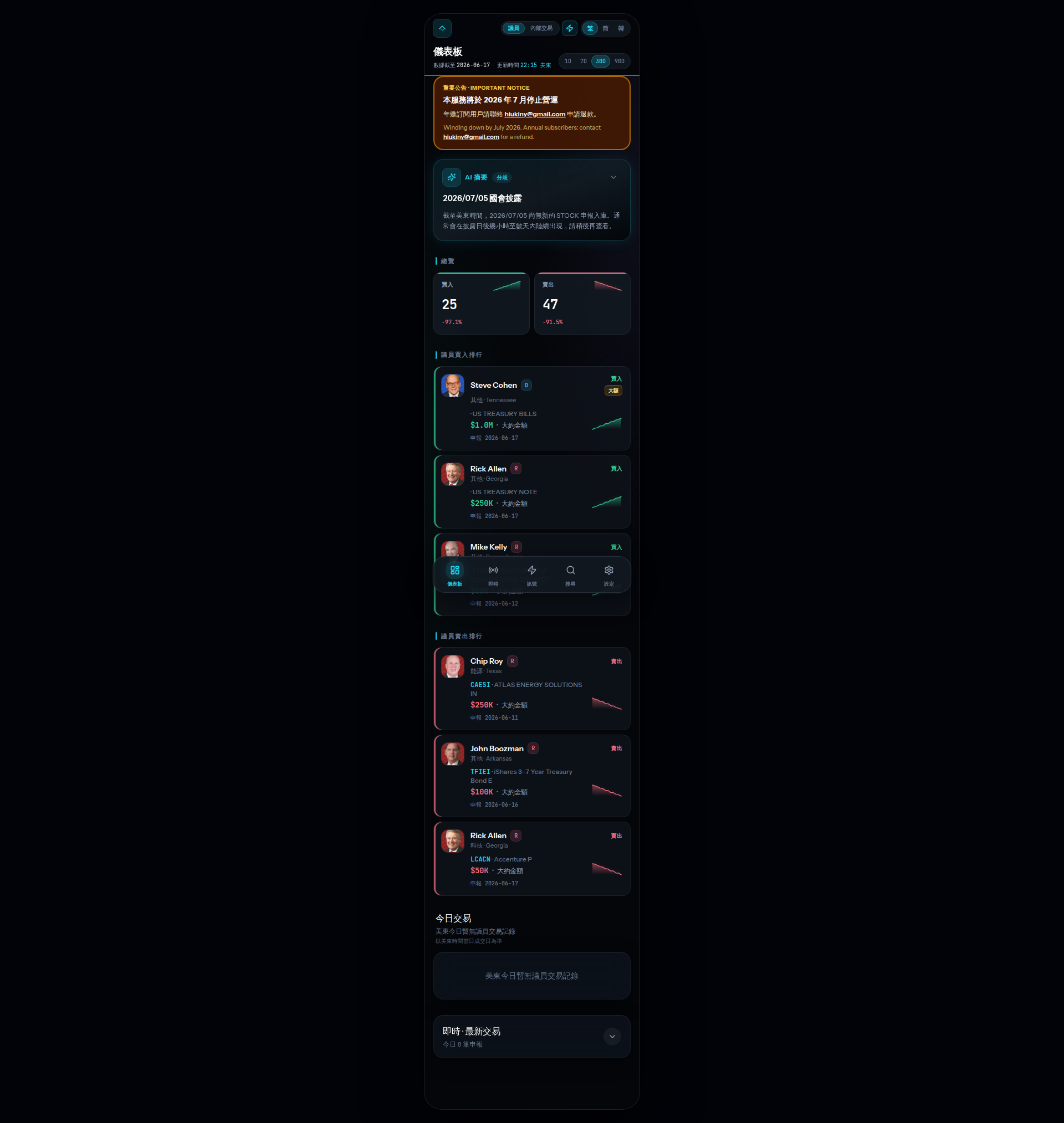 Landing page screenshot for insiderflow.asia, 1920 by 2027 pixels