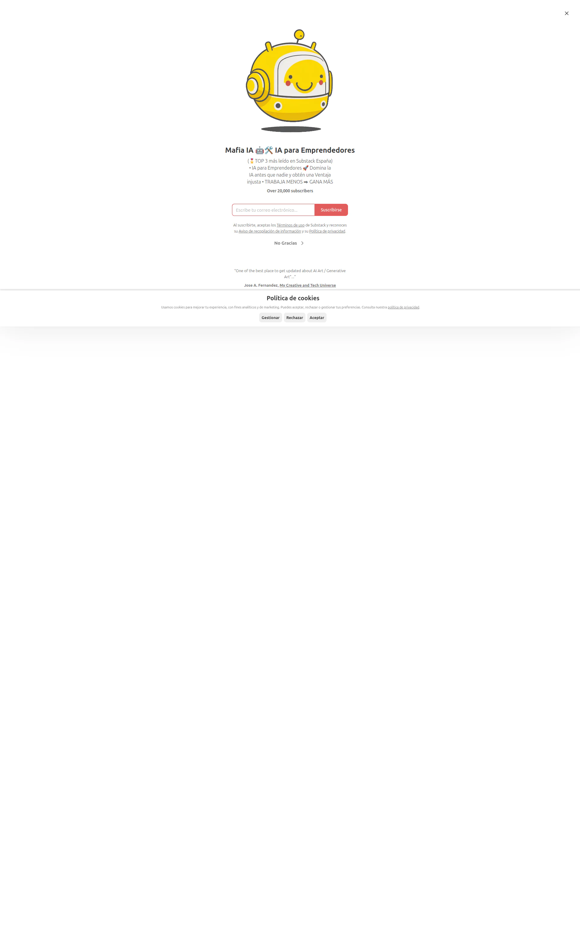 La Mafia IA 🤖 IA para Emprendedores landing page