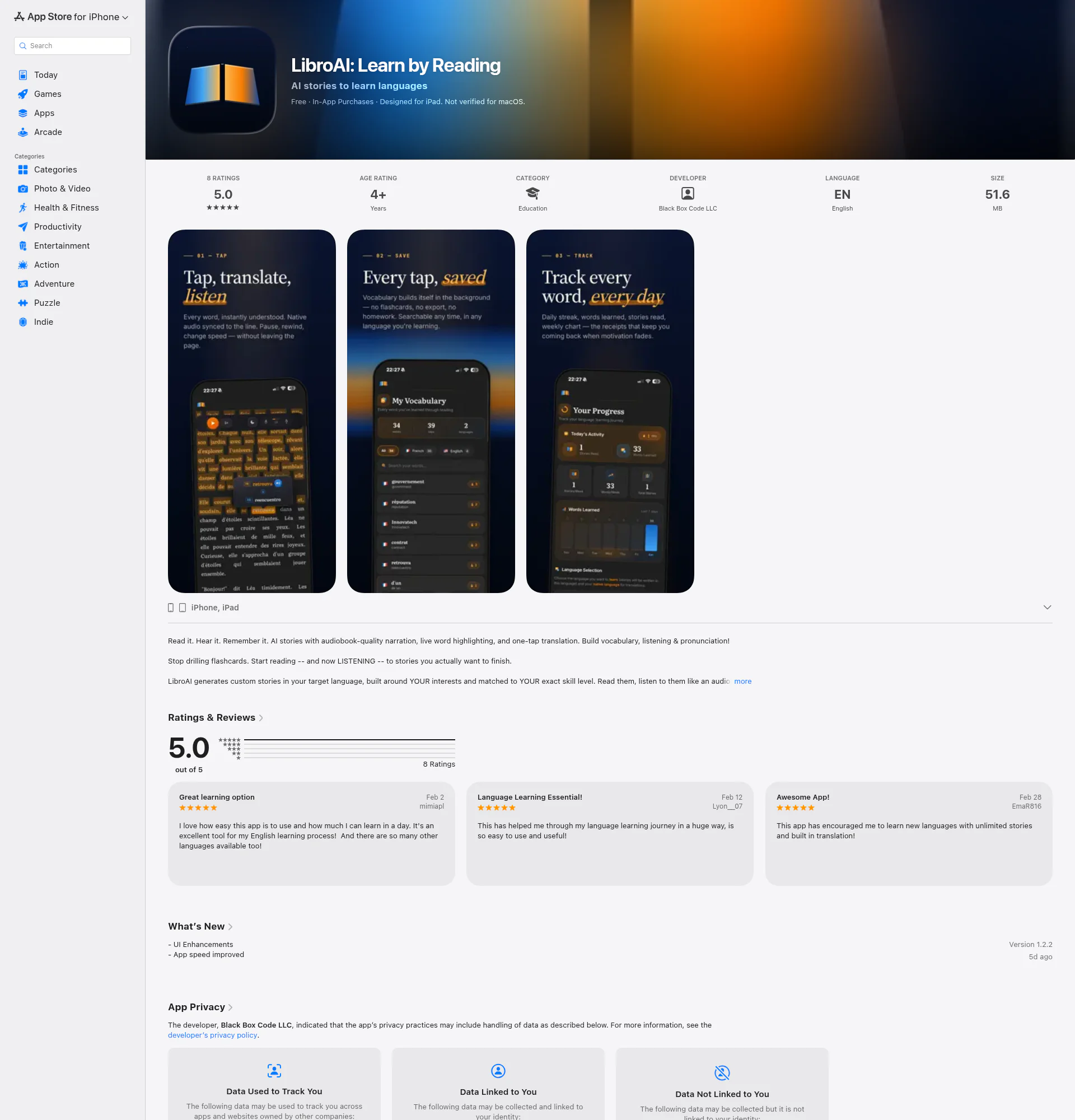 LibroAI landing page
