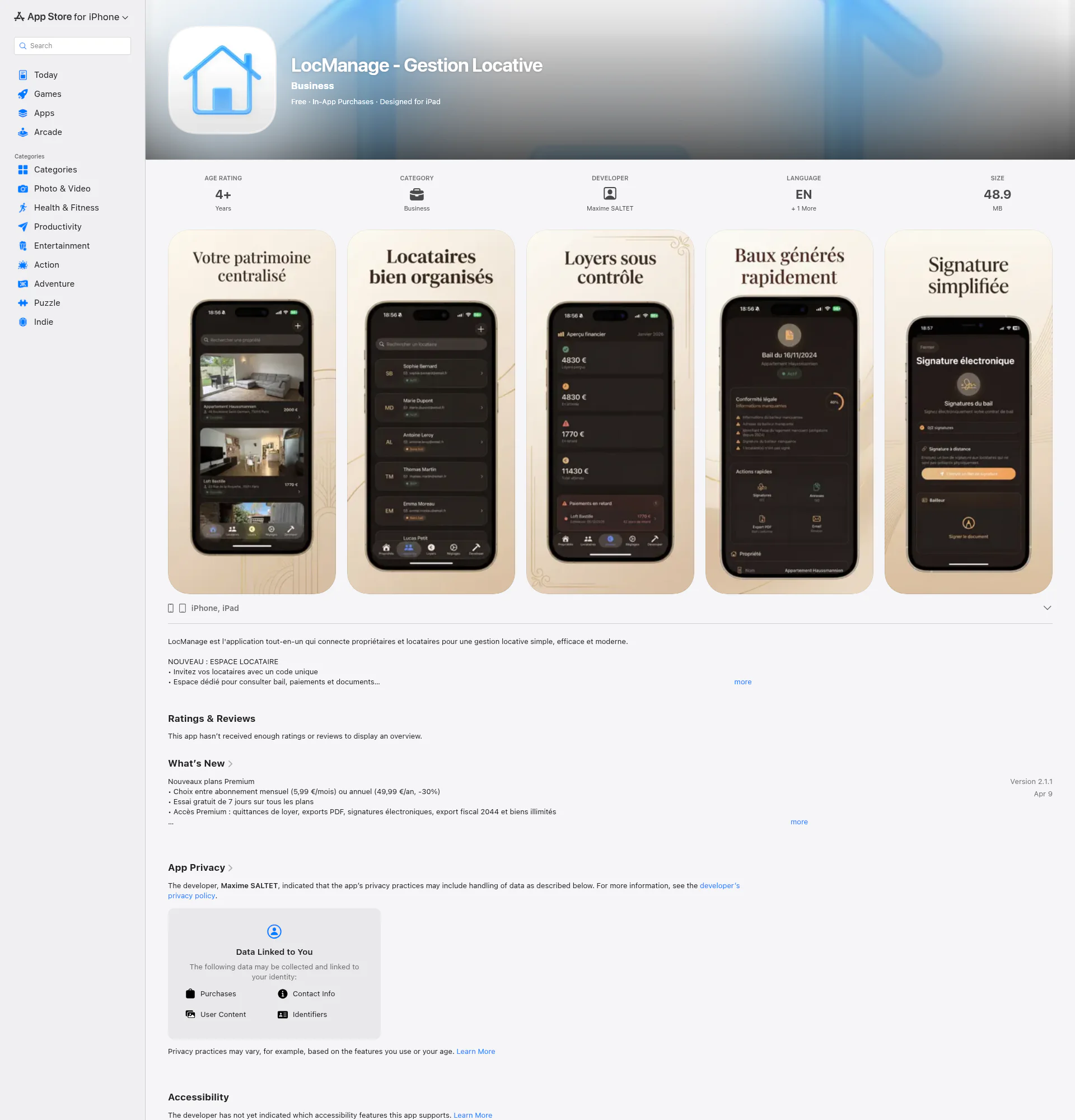 LocManage - Gestion Locative landing page