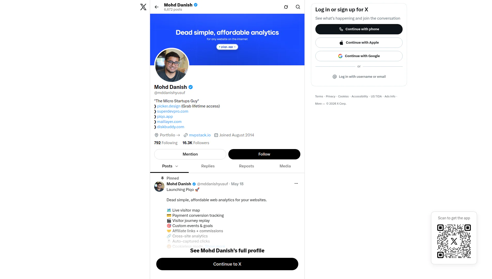 MVP Stack LLC landing page