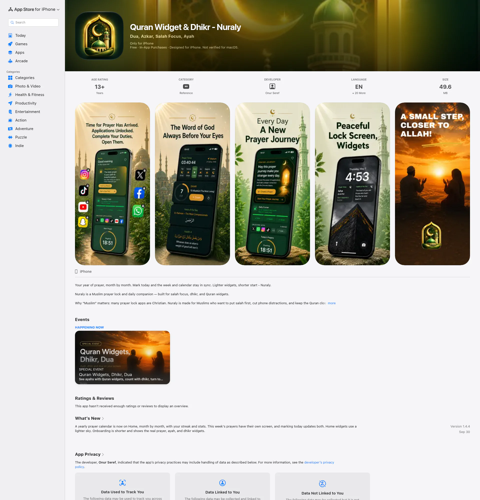 Nuraly landing page