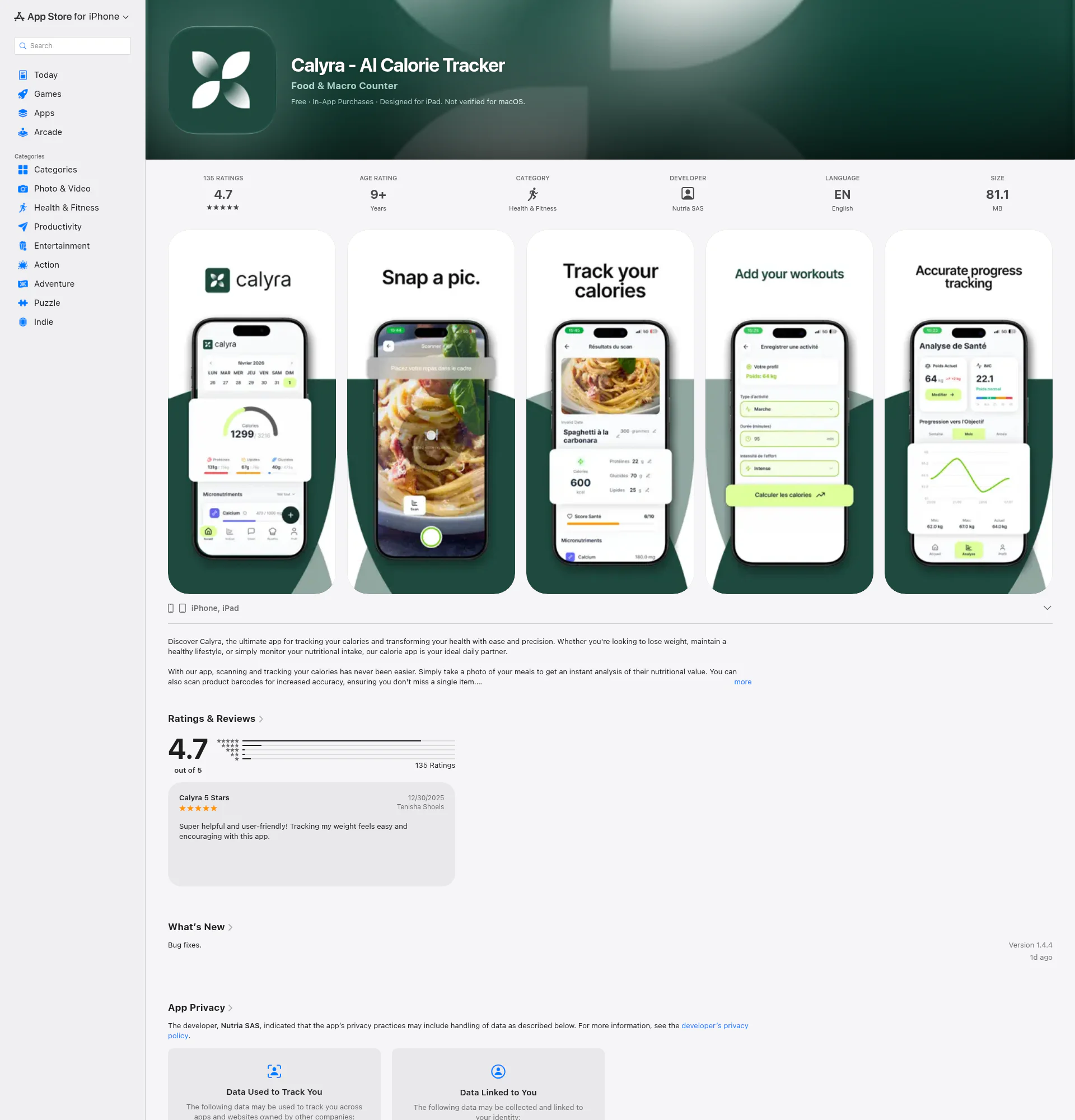 Nutria (9e3eaa) landing page