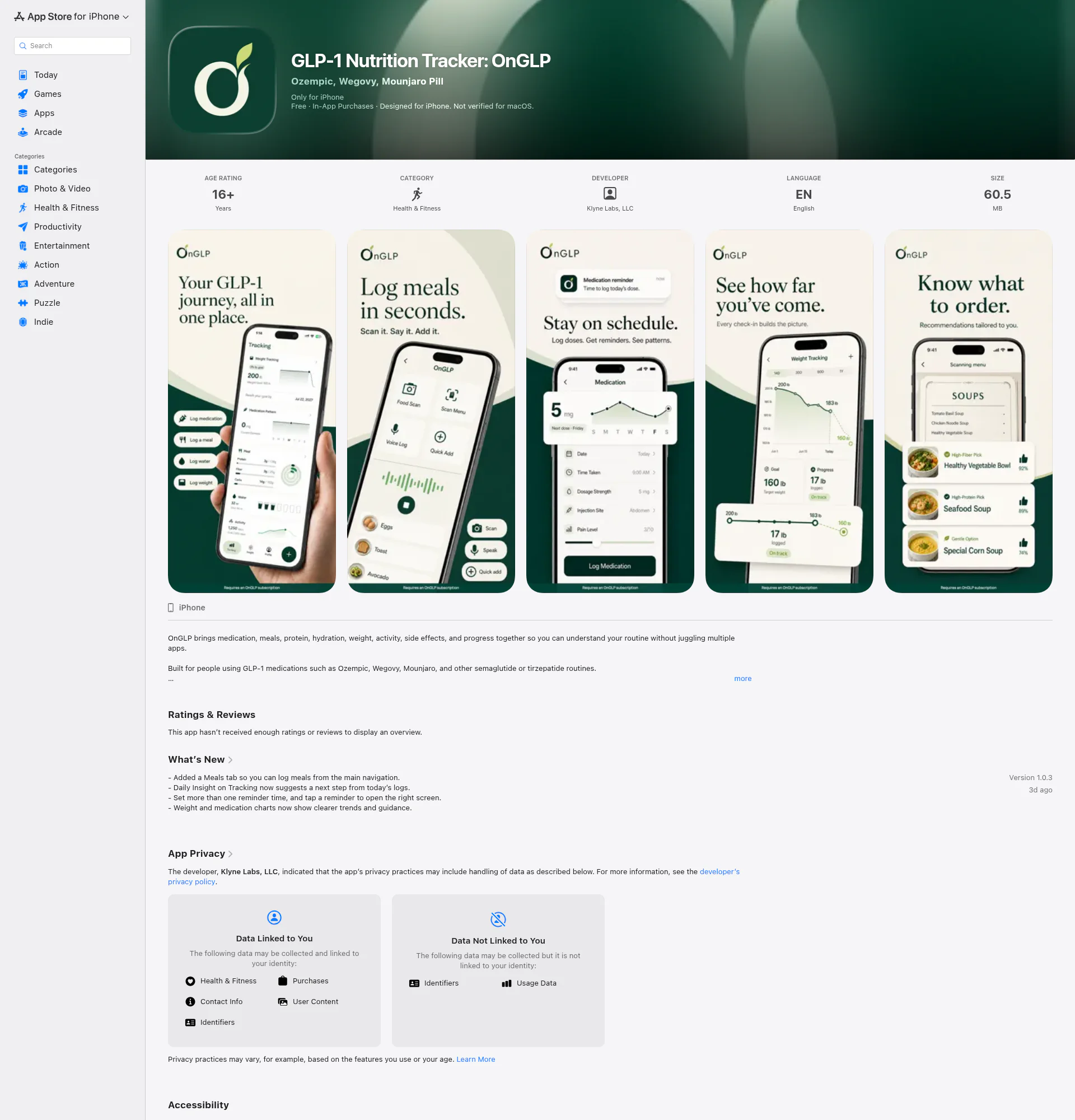 OnGLP landing page