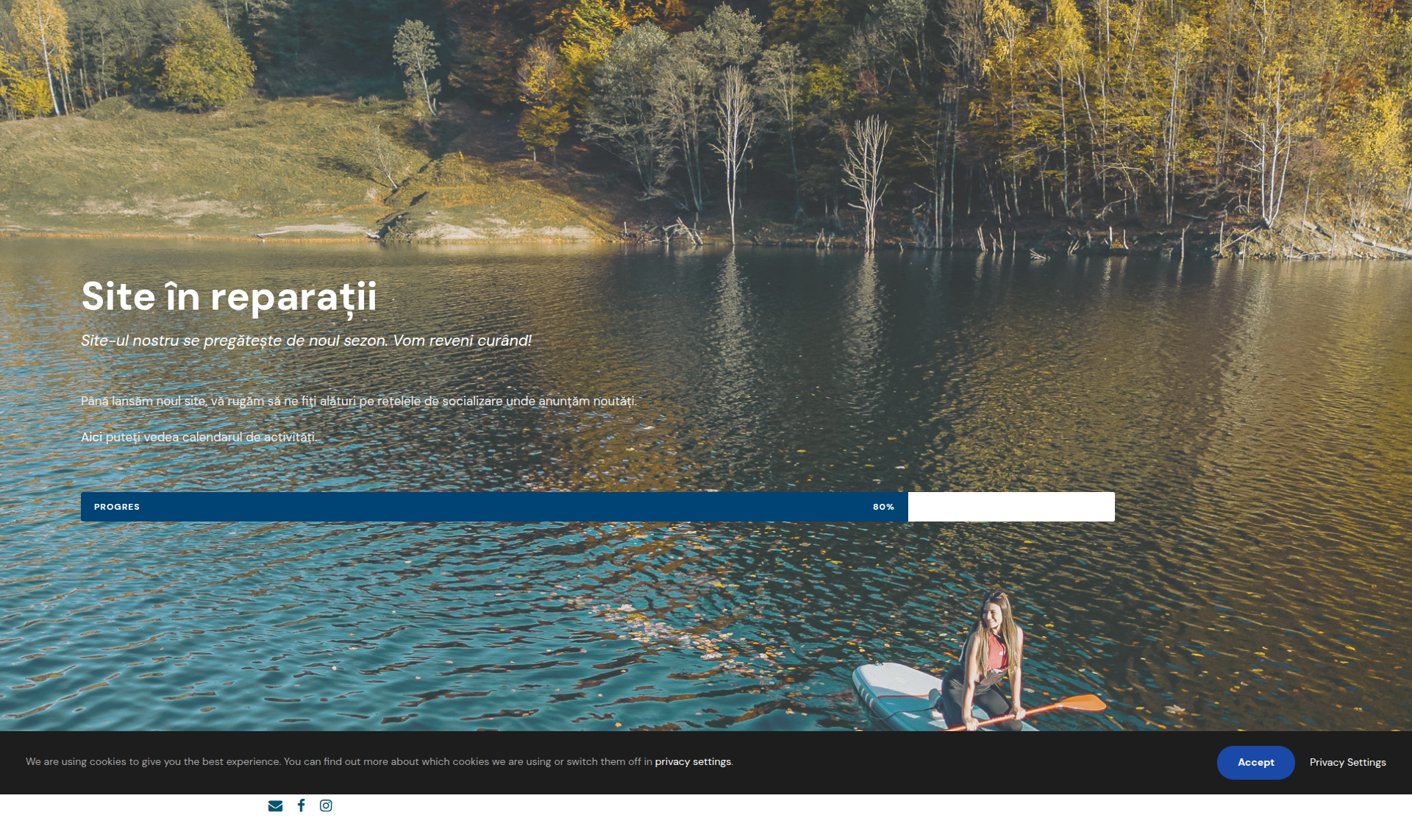 Landing page screenshot for paddlex.ro, 1920 by 1142 pixels