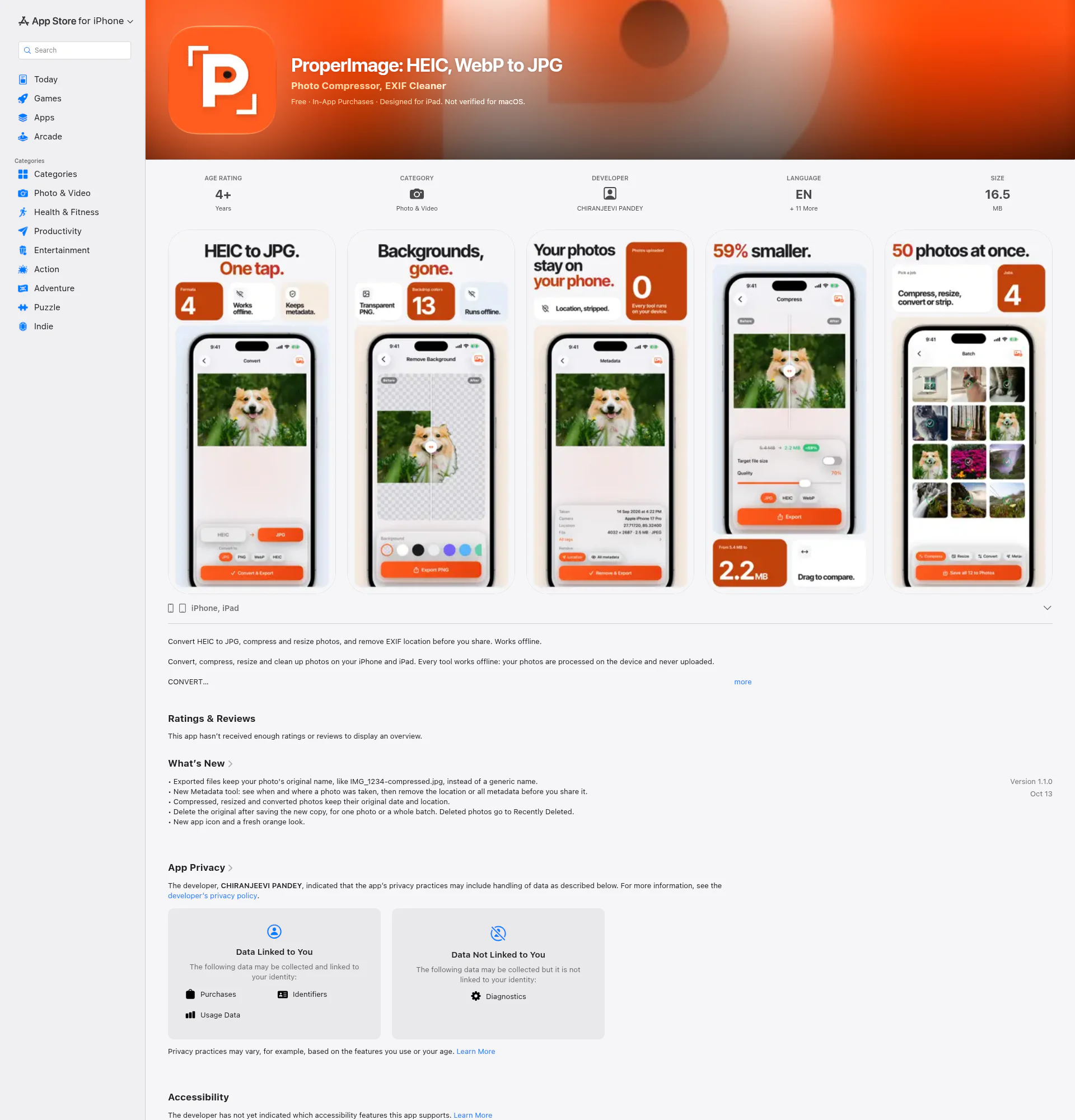 ProperImage landing page