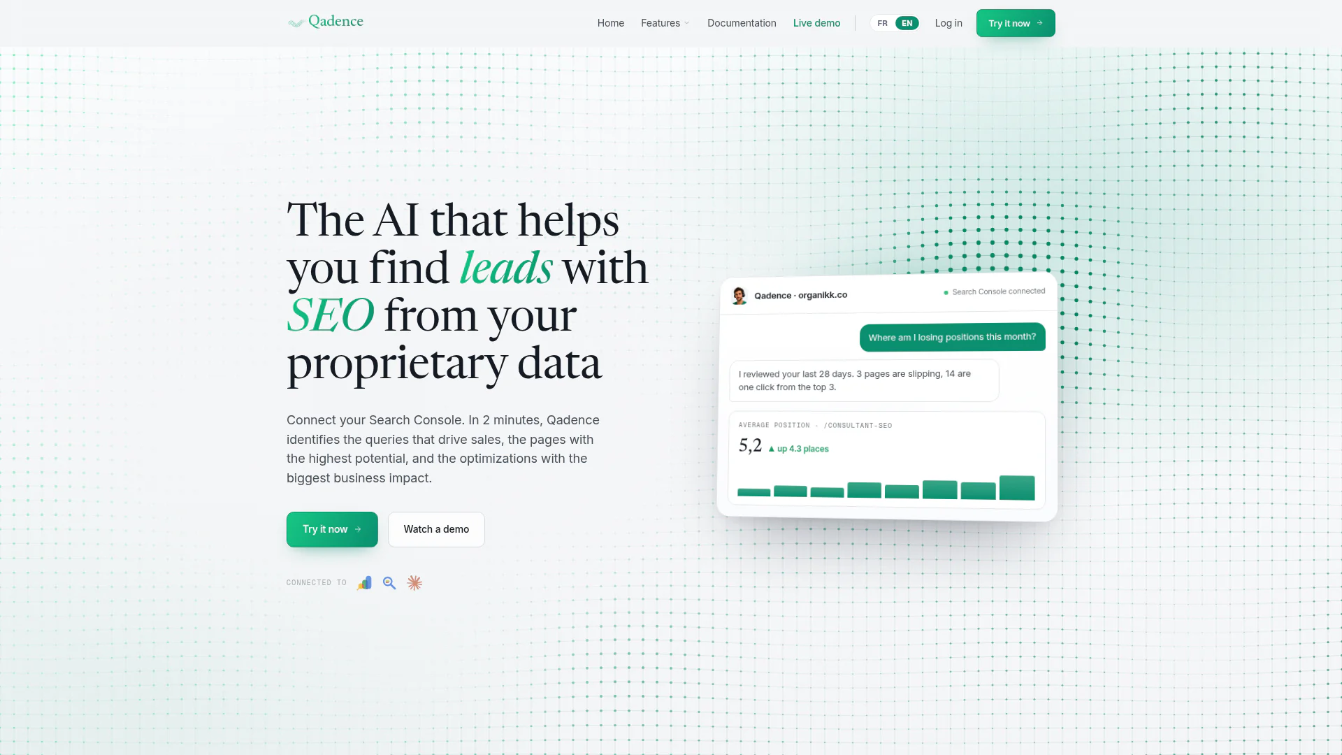 Qadence website