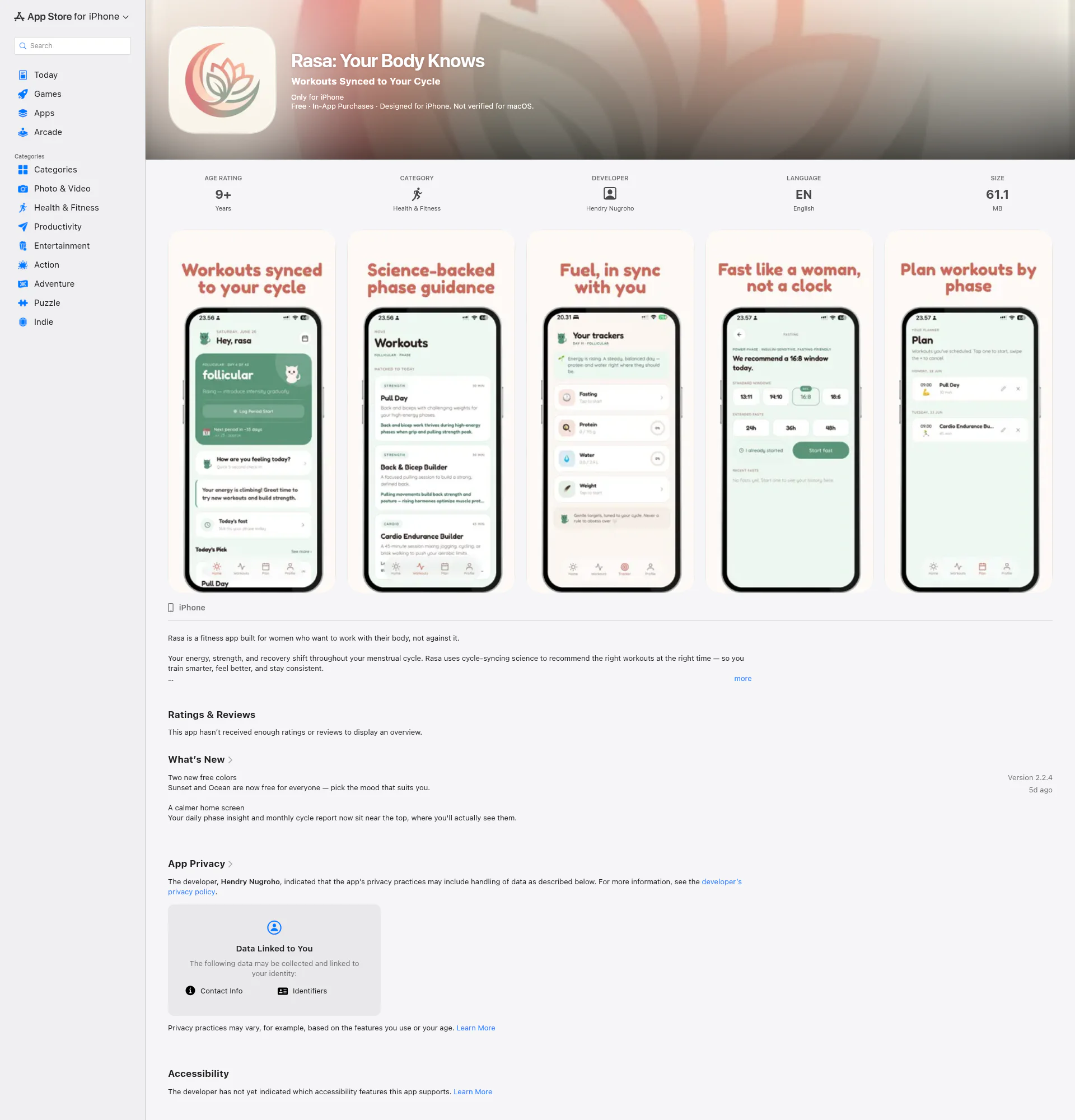 Rasa landing page