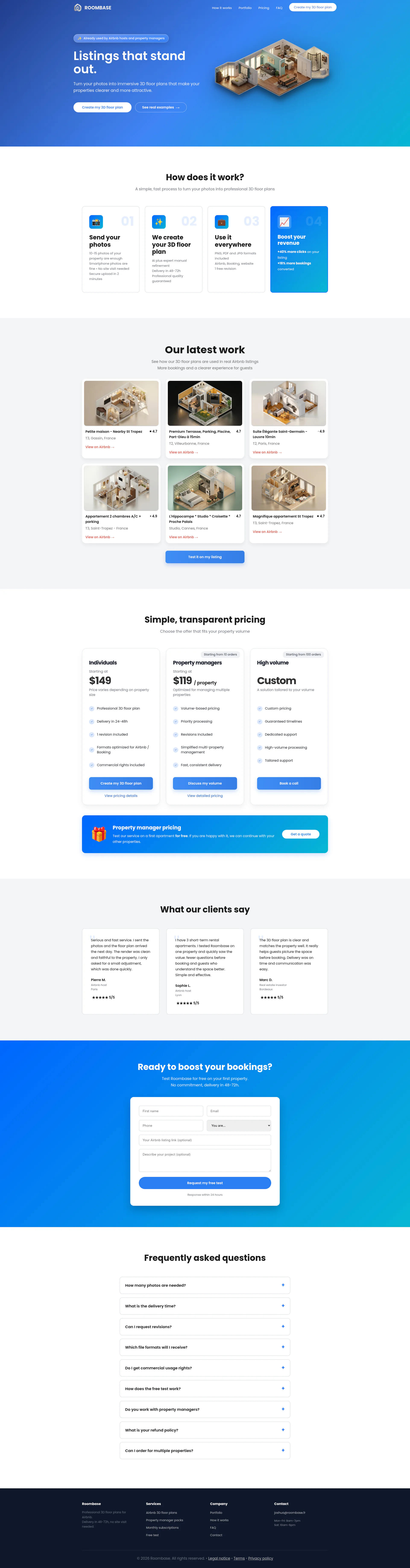 RoomBase website