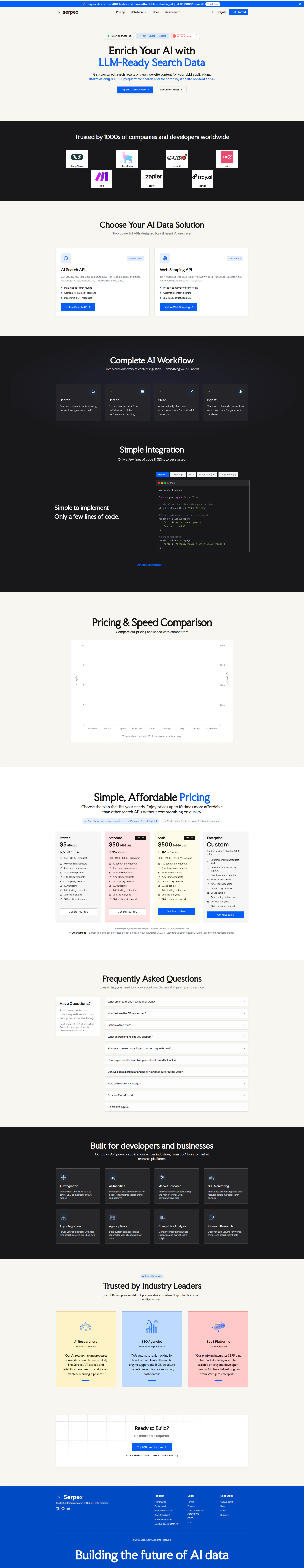 Serpex website