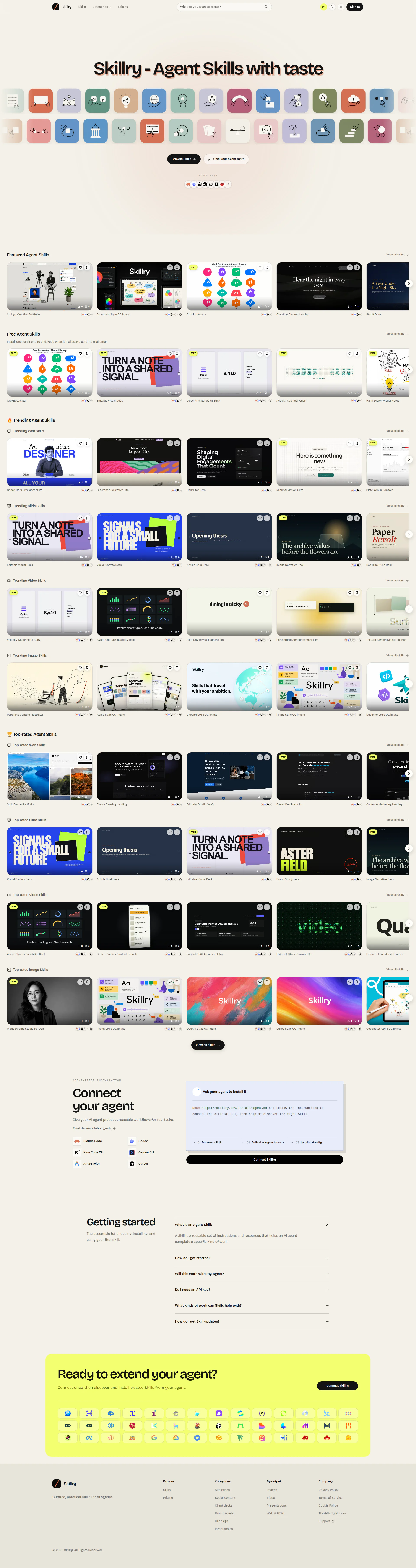 Skillry website