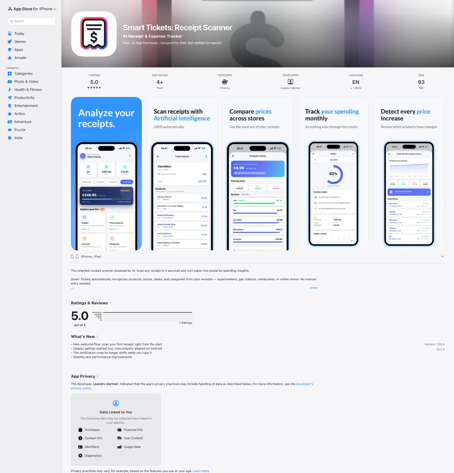 Smart Tickets: Ticket Digital landing page