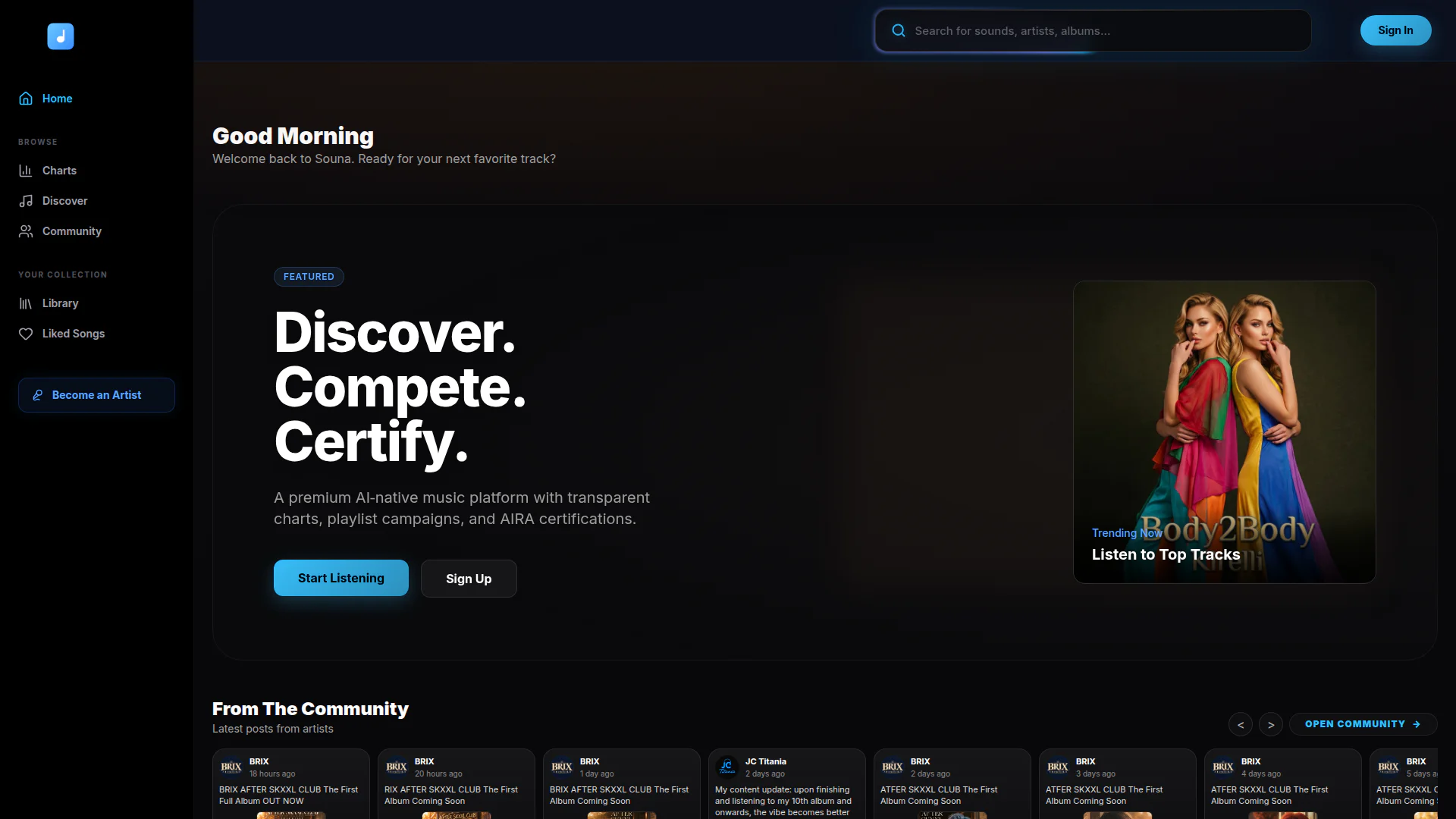 Souna website