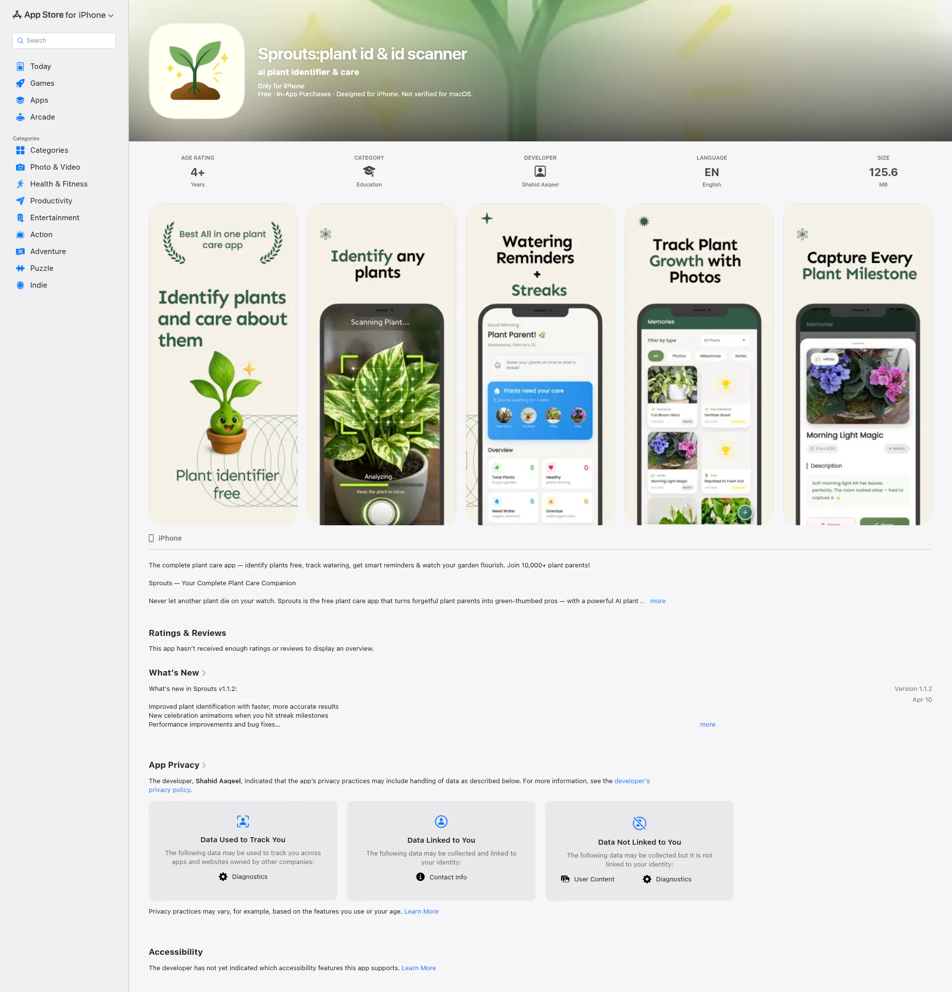 Sprouts landing page