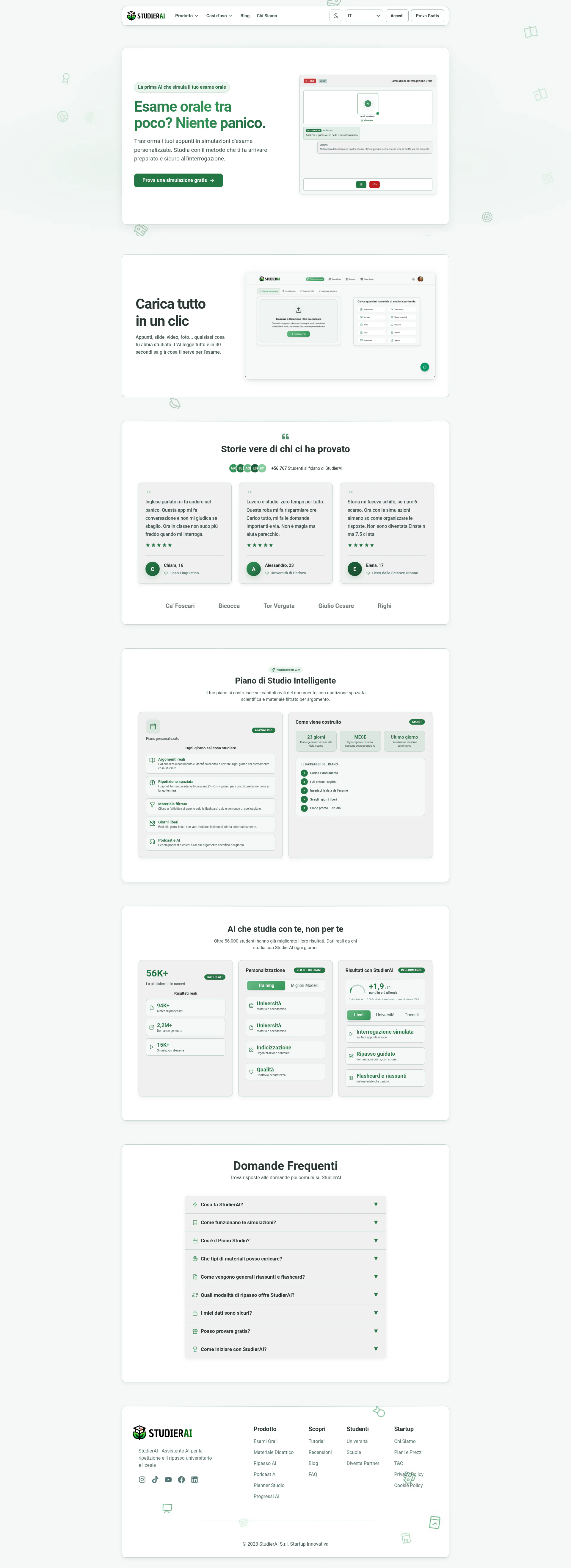 StudierAI website