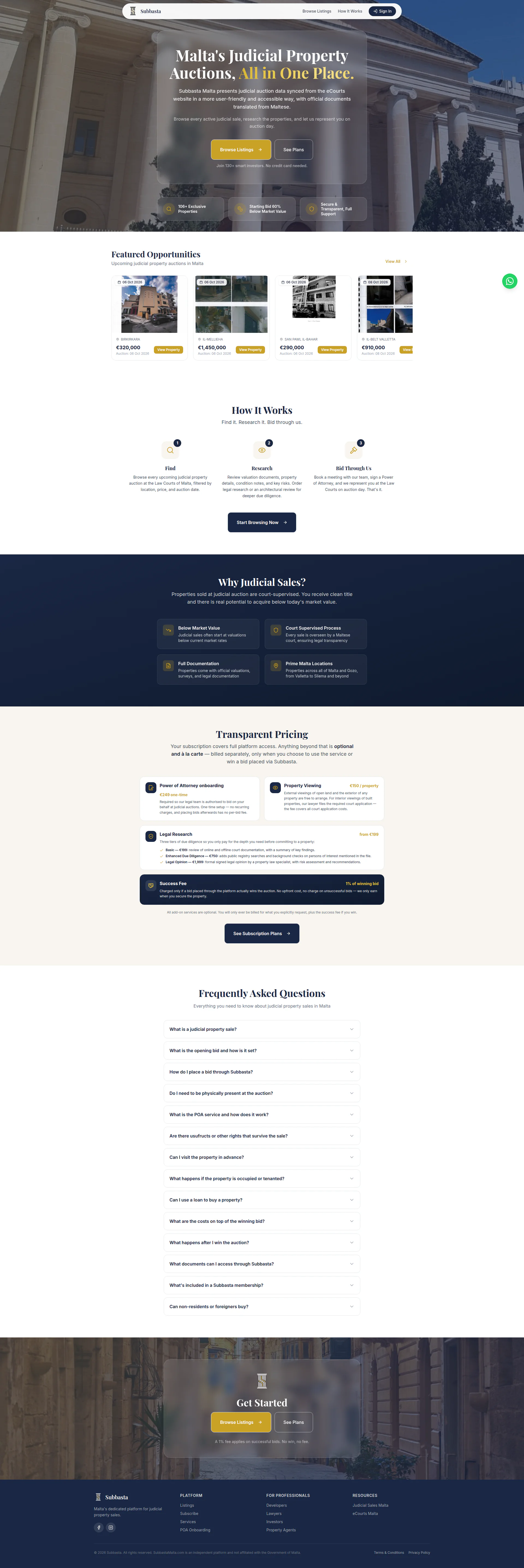 Subbasta website