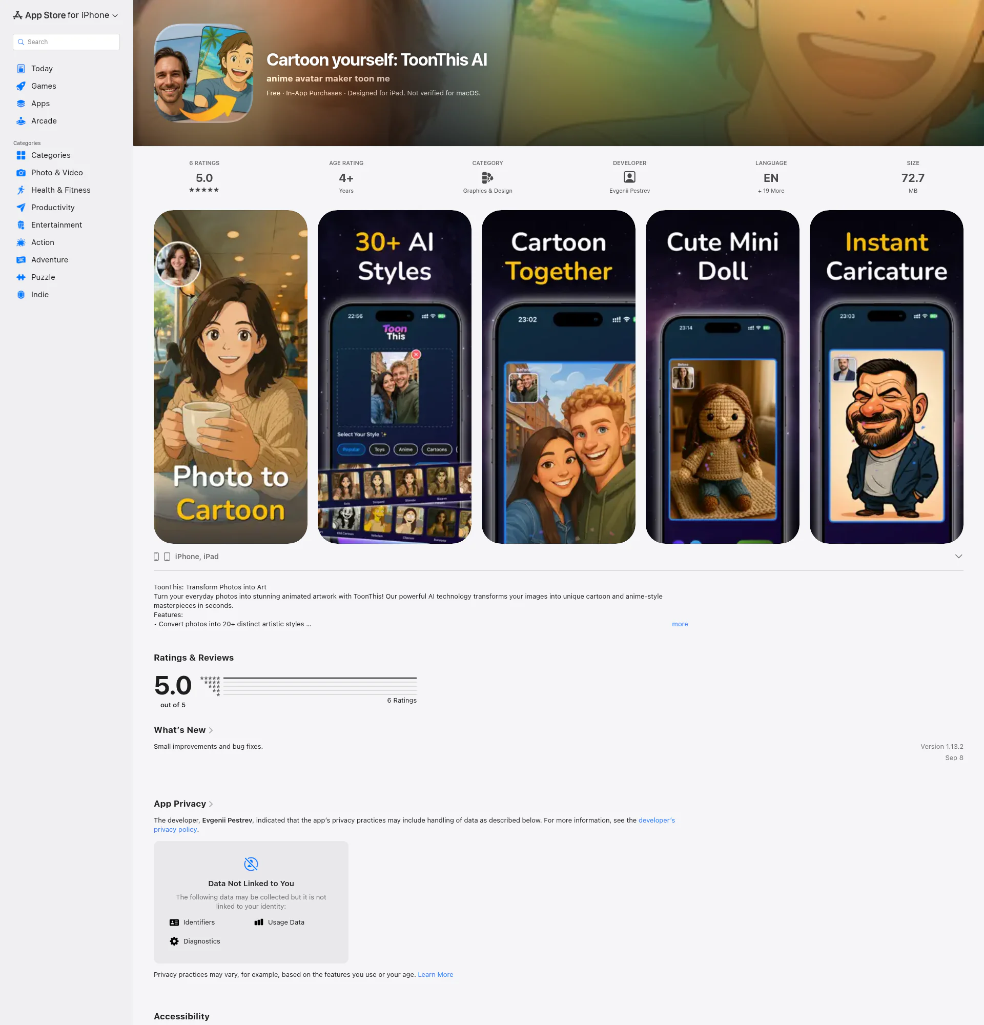 ToonThis landing page