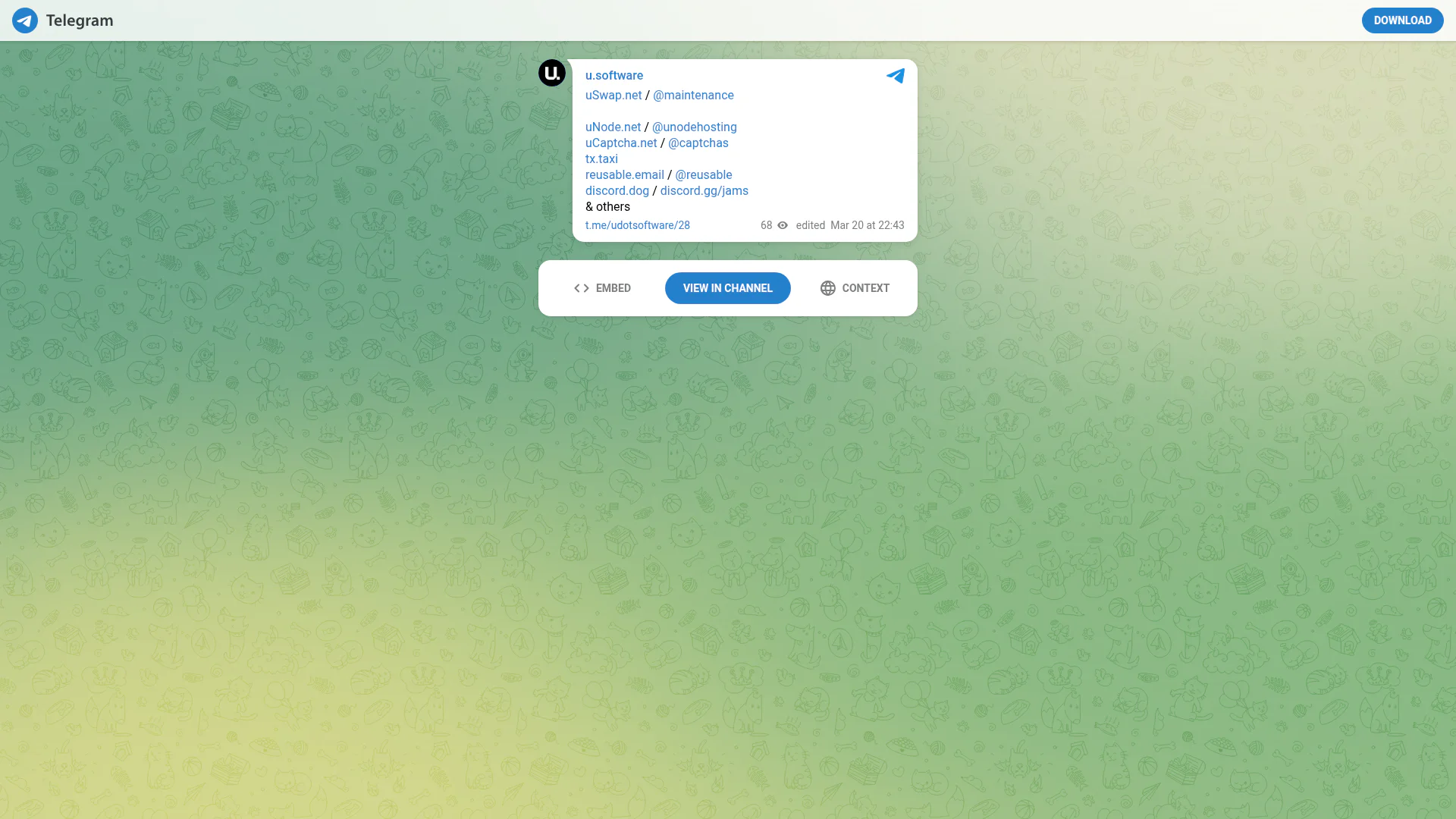 u.software website