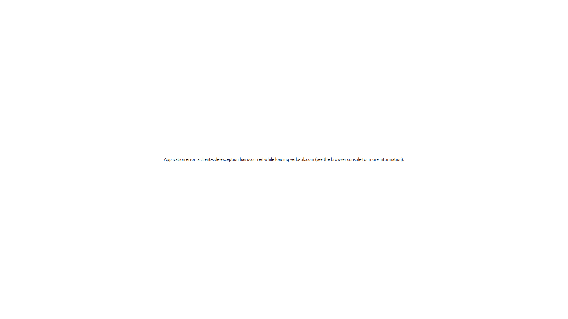 Landing page screenshot for verbatik.com, 1920 by 1080 pixels