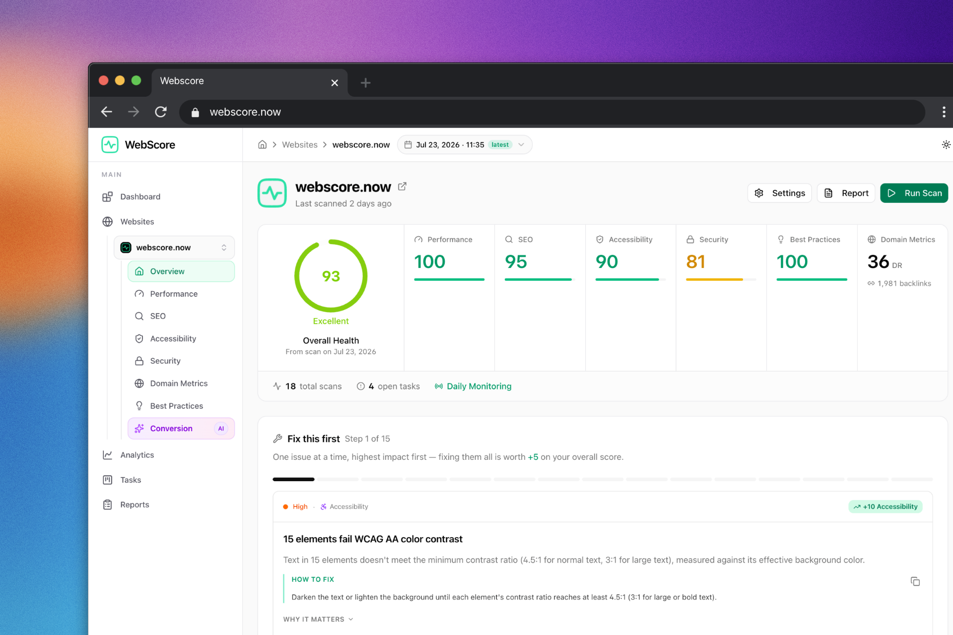 WebScore.now product update image