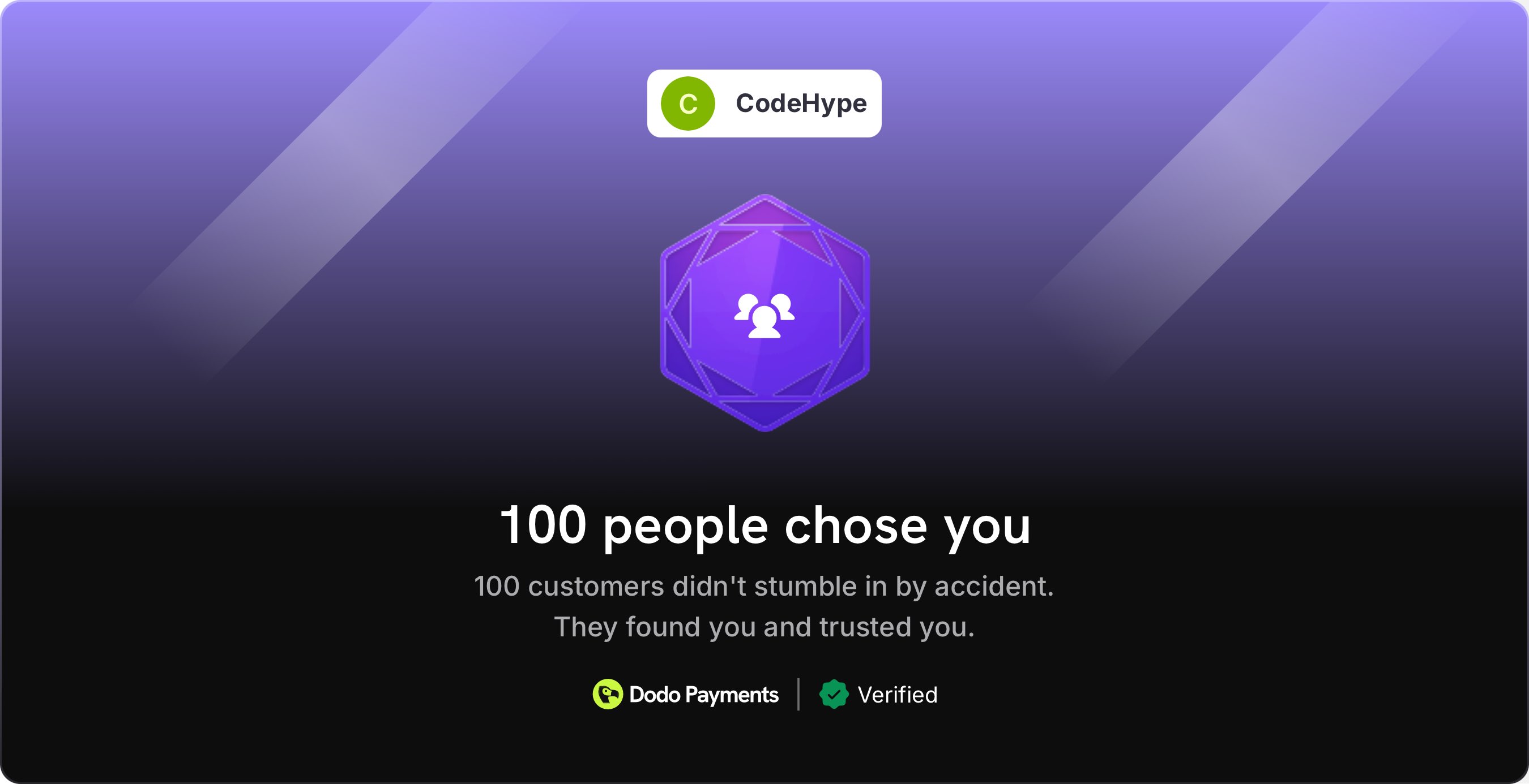 CodeHype.ai - Product Hunt Alternative to Launch Your SaaS & Get Discovered by Google & AI Search. product update image