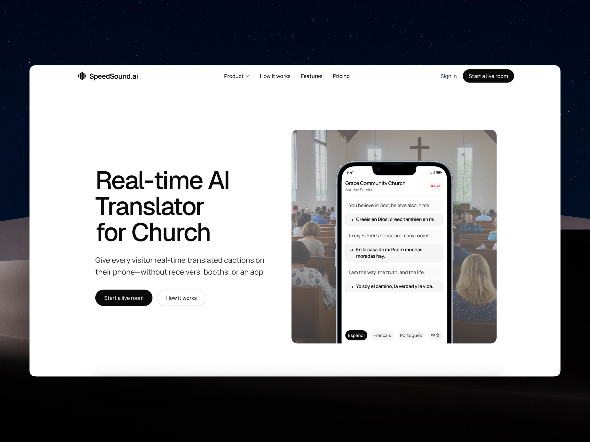 SpeedSound AI - Church Translator product update image 1
