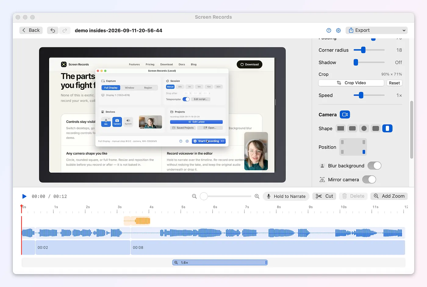 Screen Records product update image
