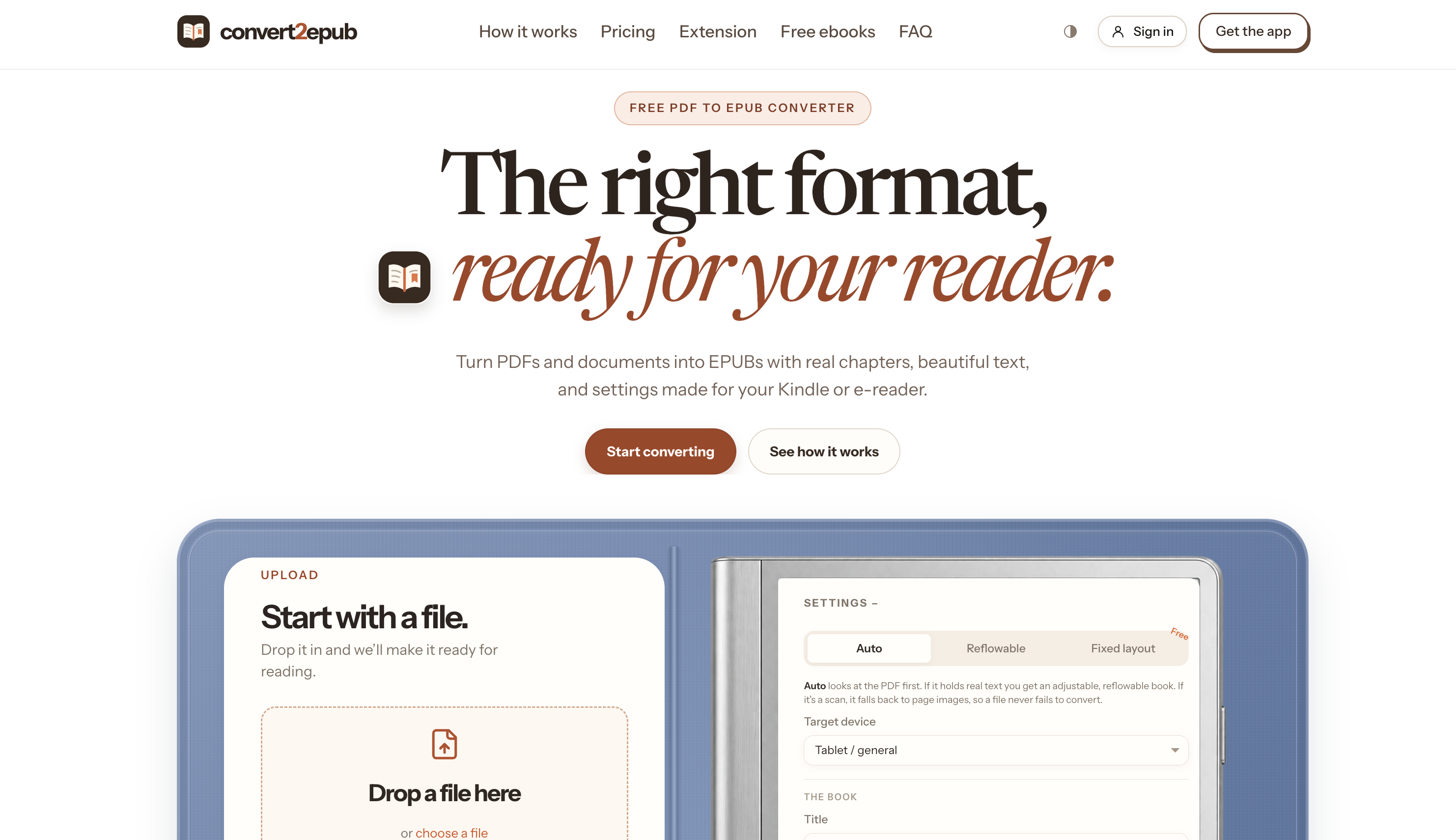 Convert2EPUB product update image 1