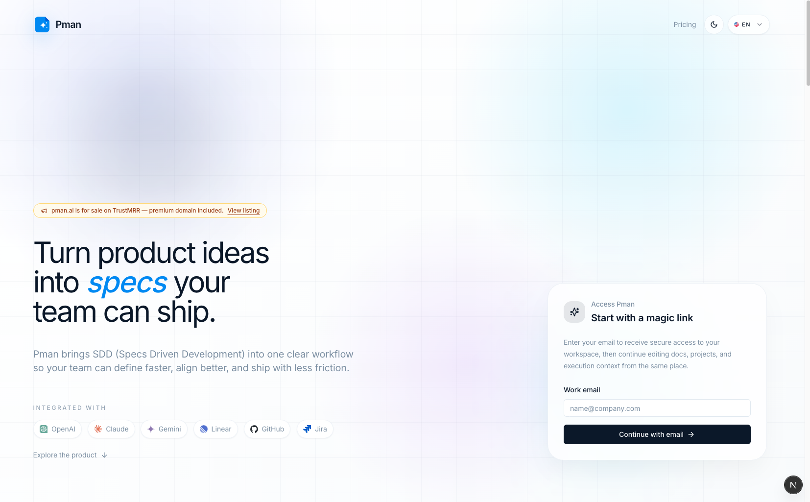 Pman.ai product update image 4